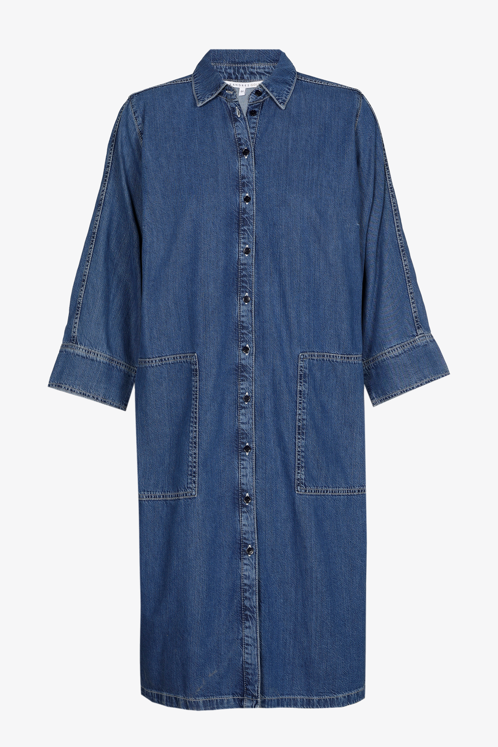 Soepele denim jurk