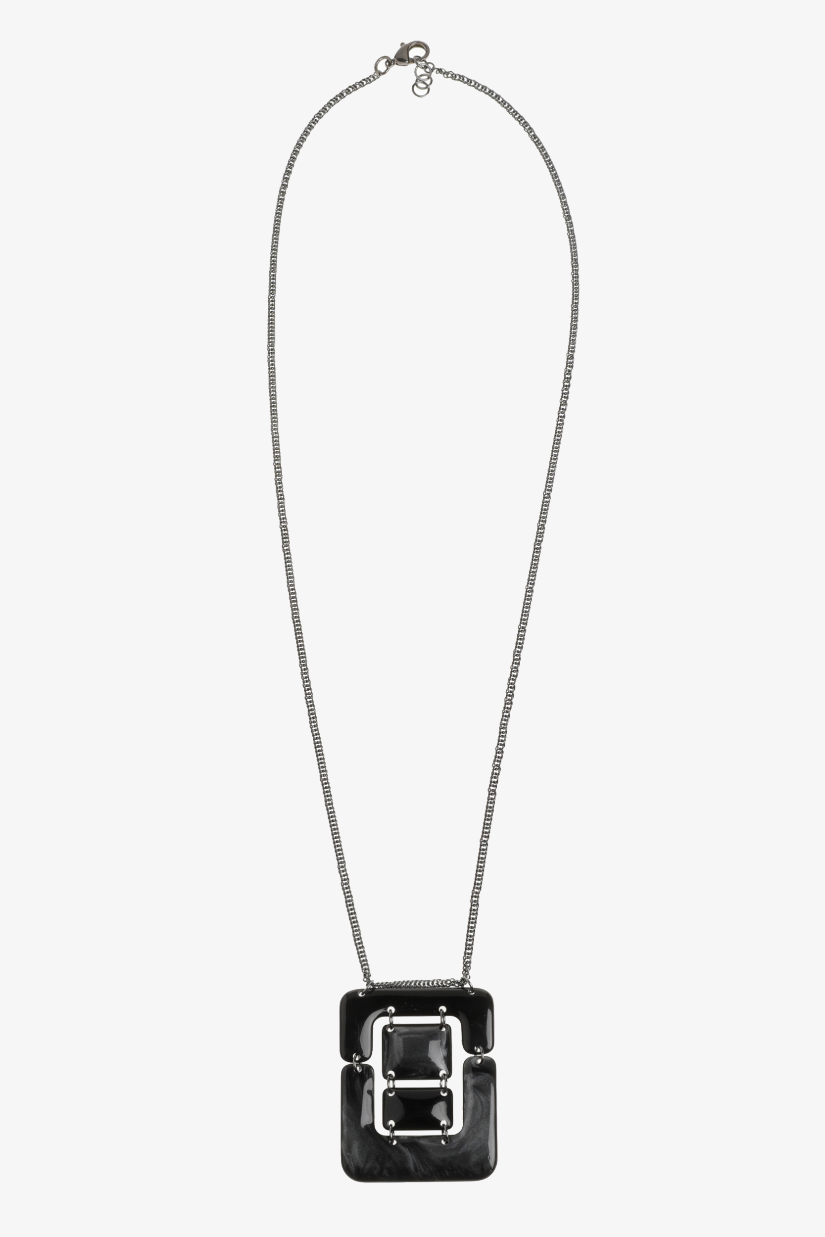 Lange halsketting met opvallende hanger