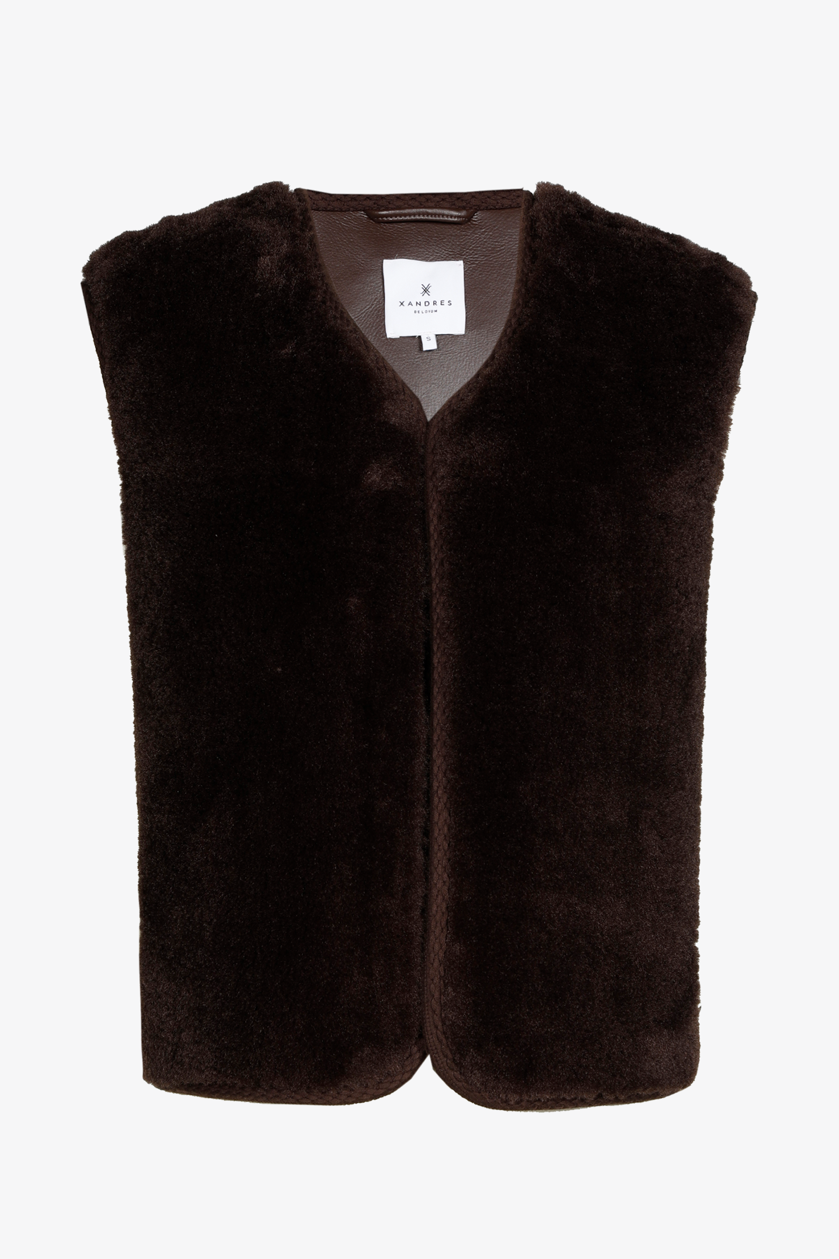 Kurze Jacke aus Kunstfell