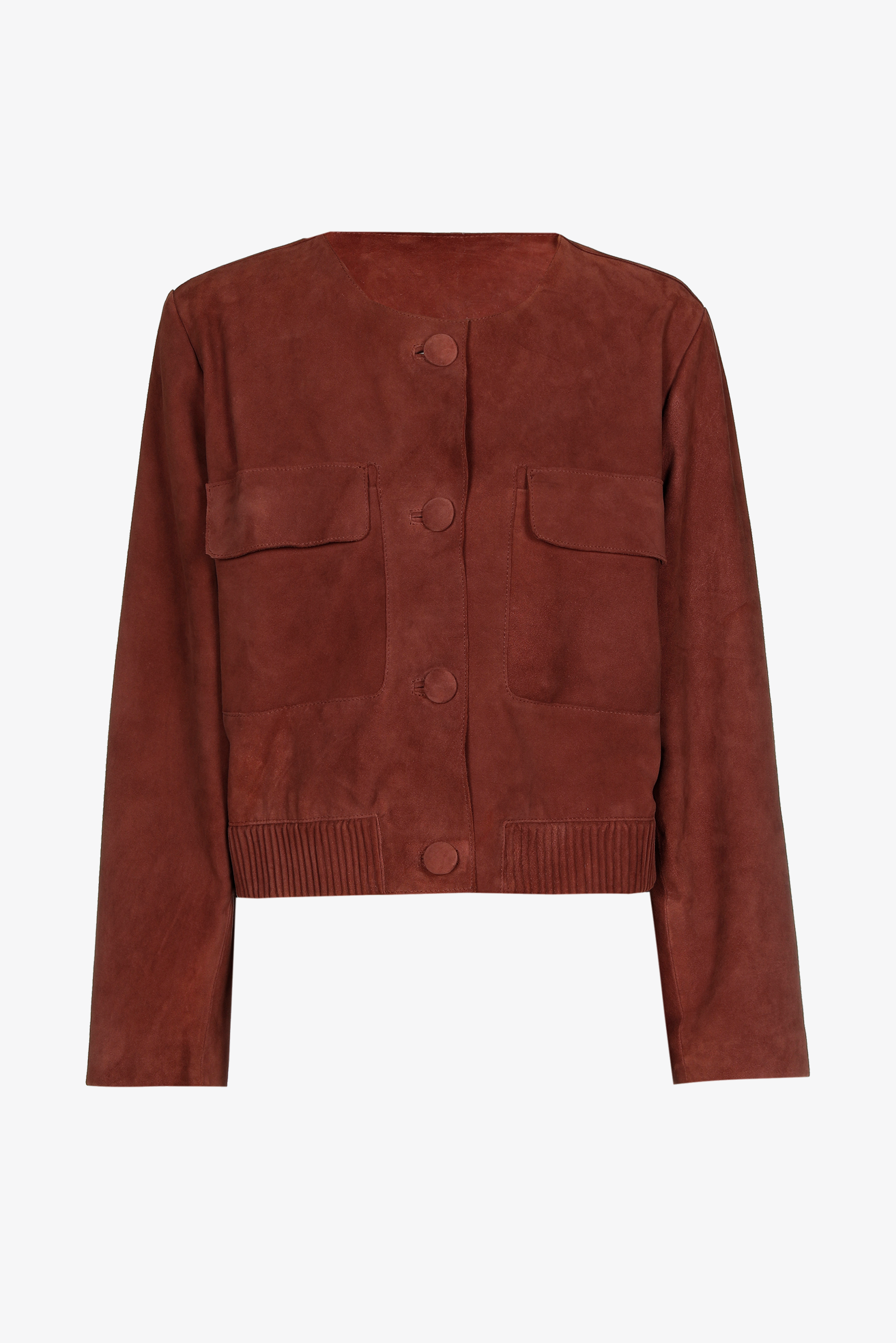 Korte suède jas dames