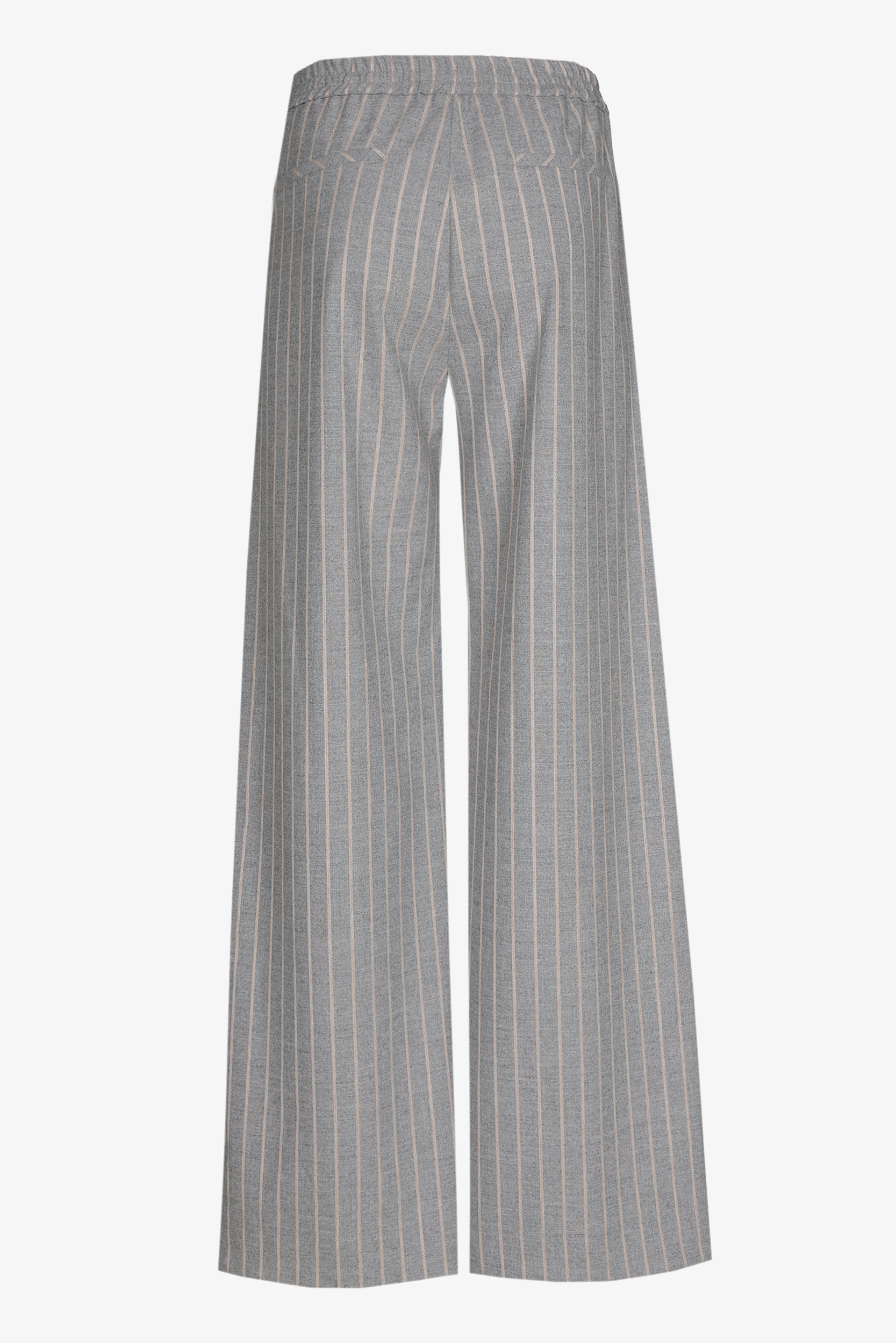 Gestreepte broek met wijde pijpen