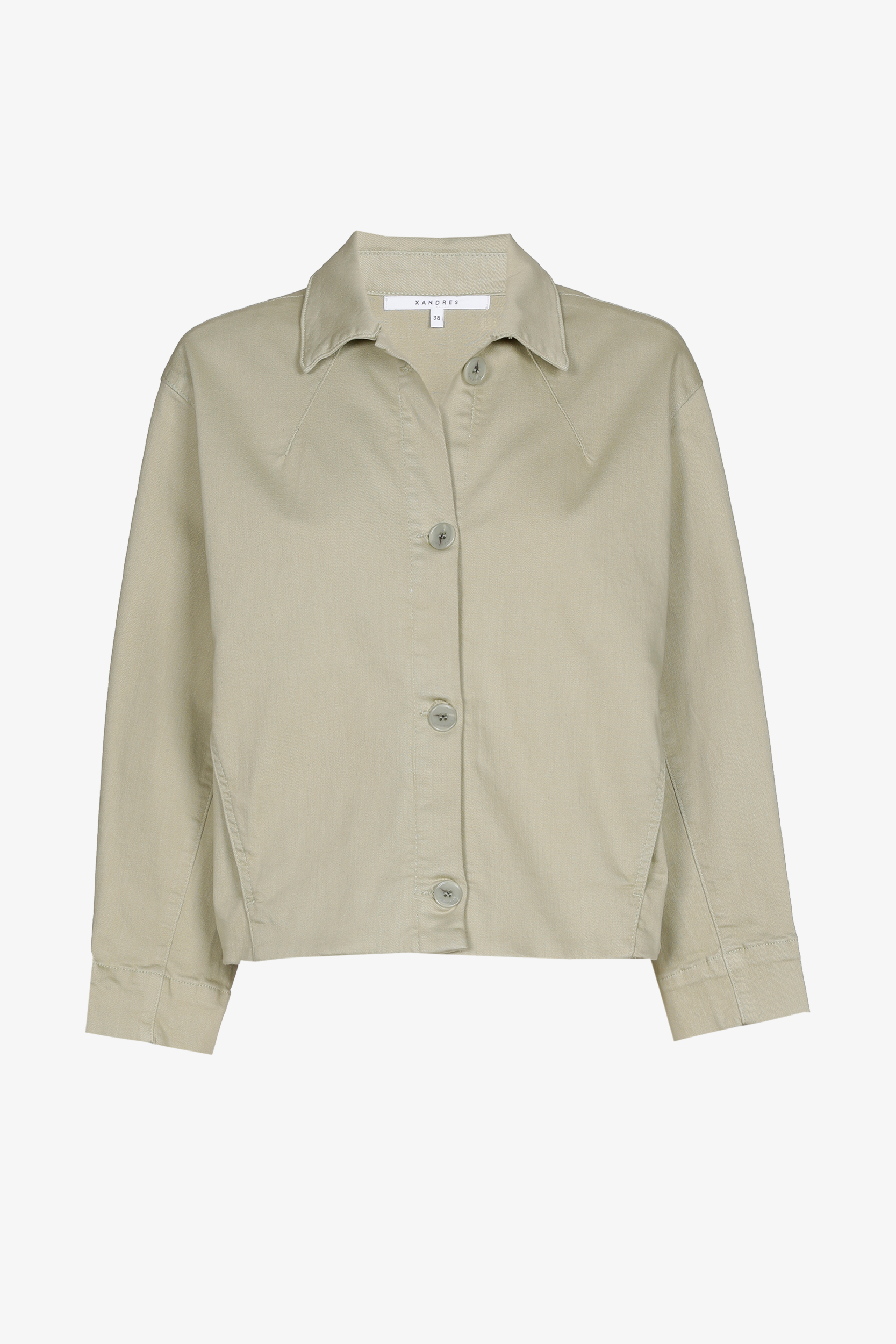 Contemporary jacket with buttons