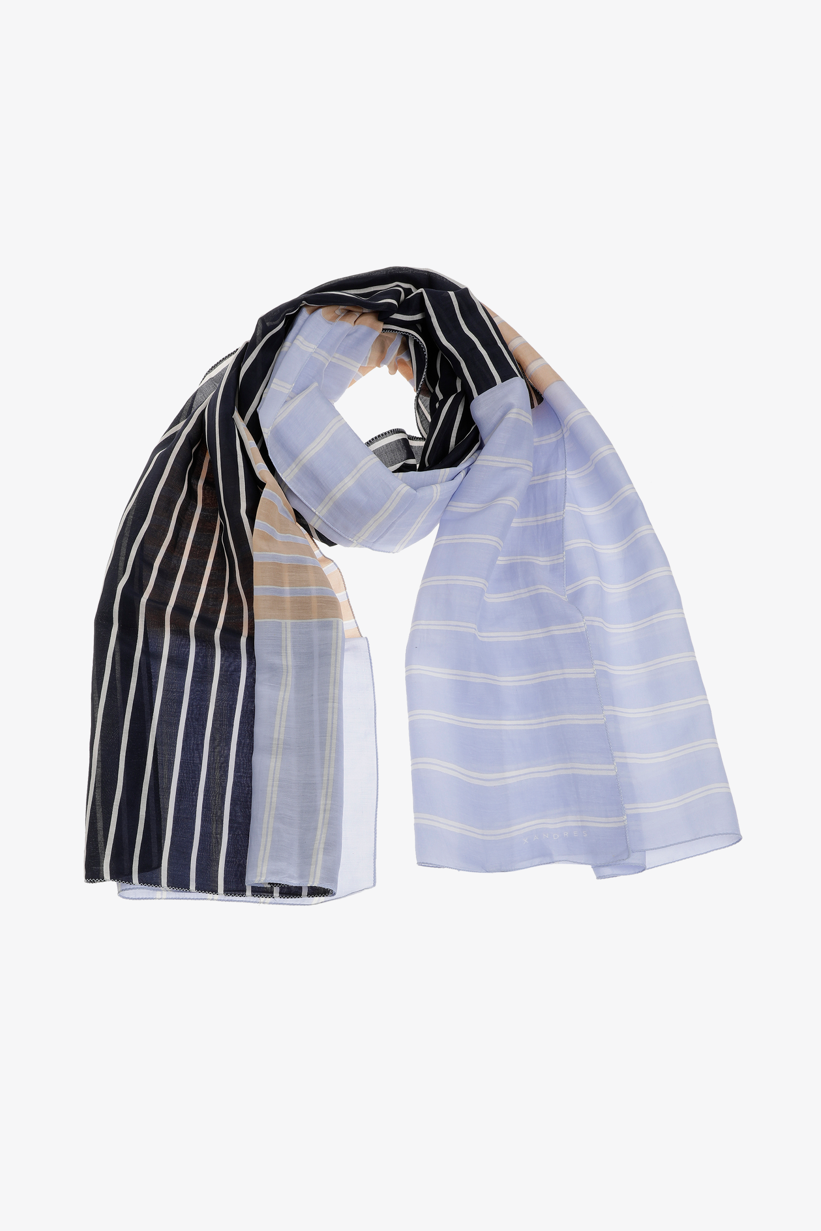 Foulard d'été à rayures