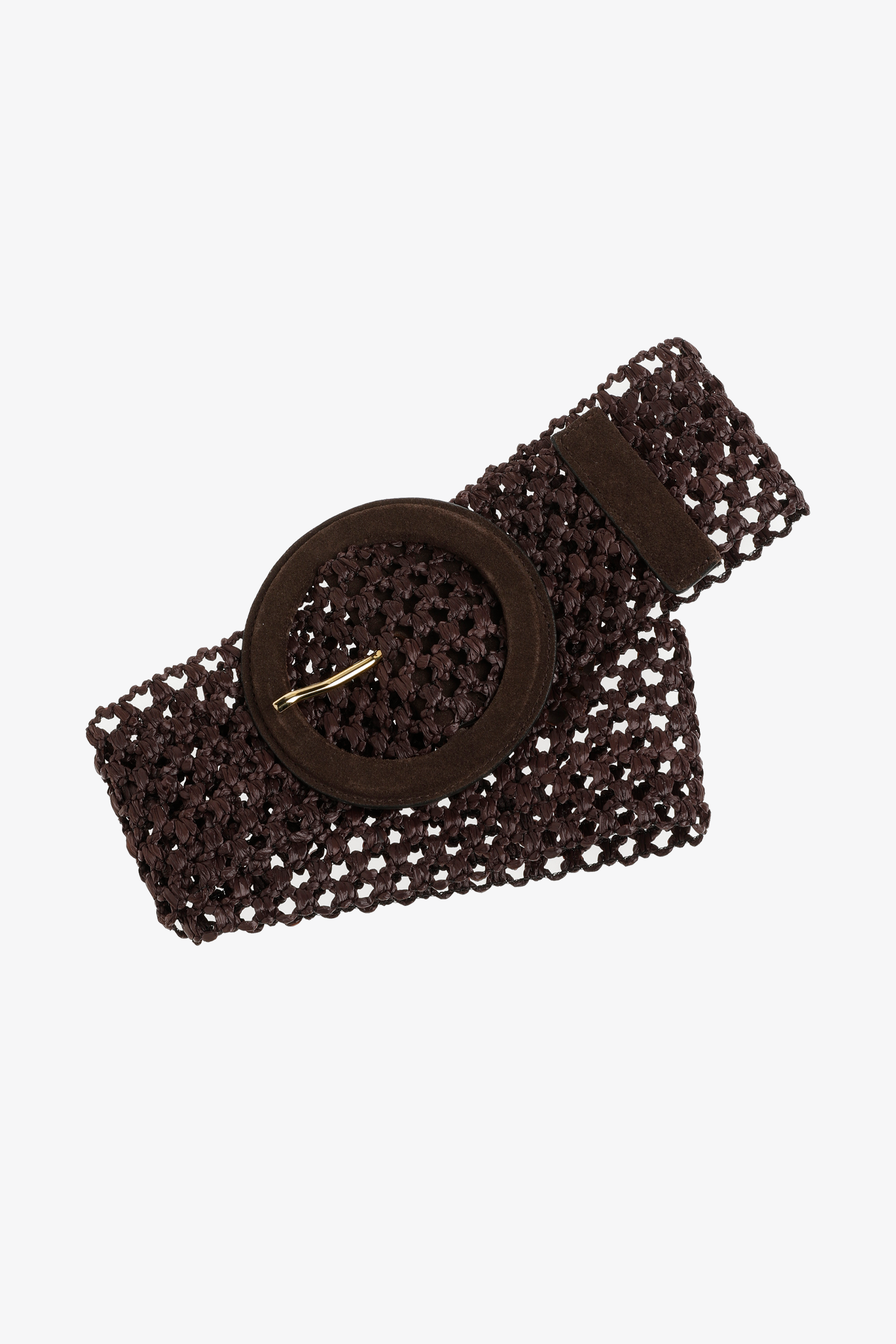 Large ceinture en raphia