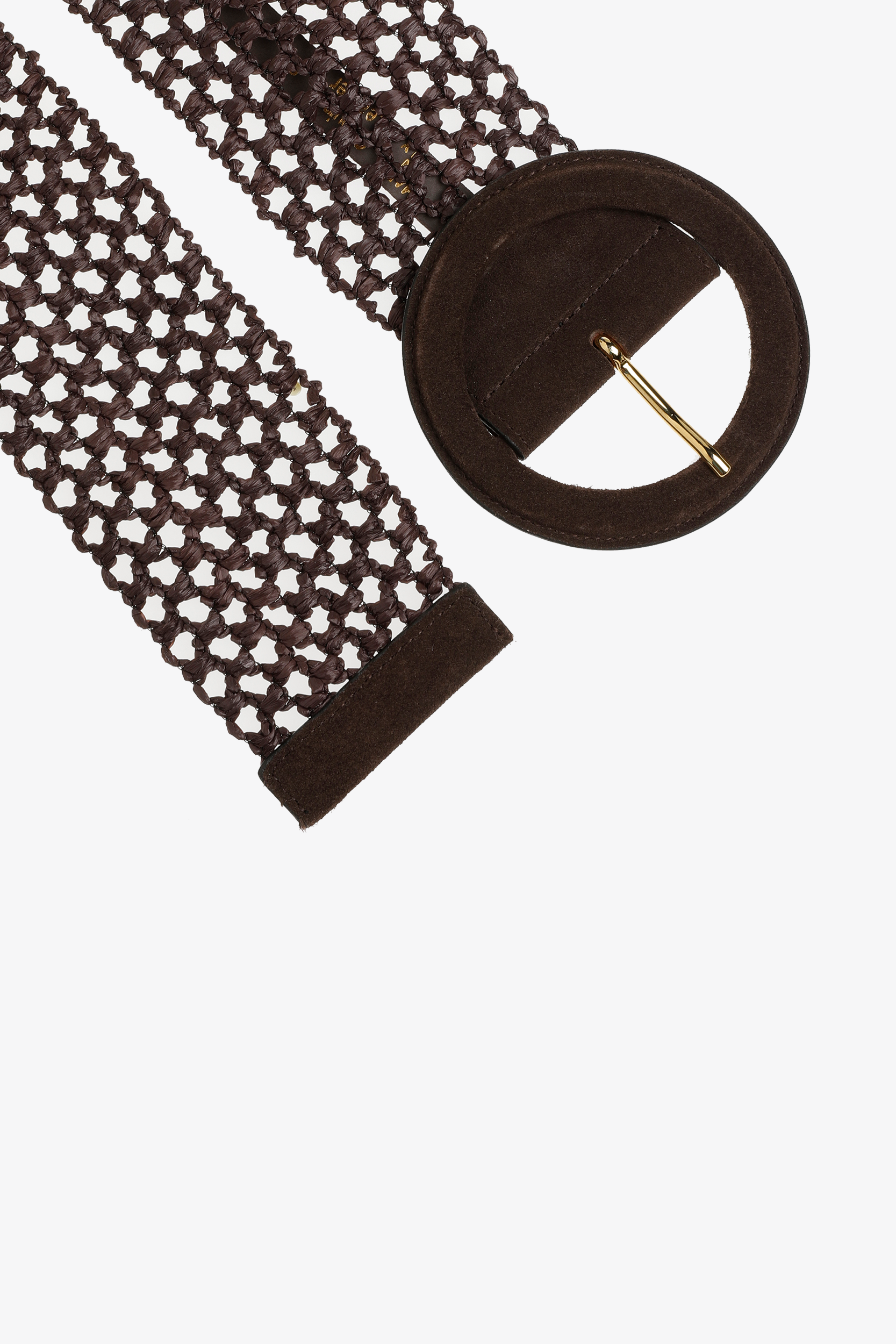 Large ceinture en raphia