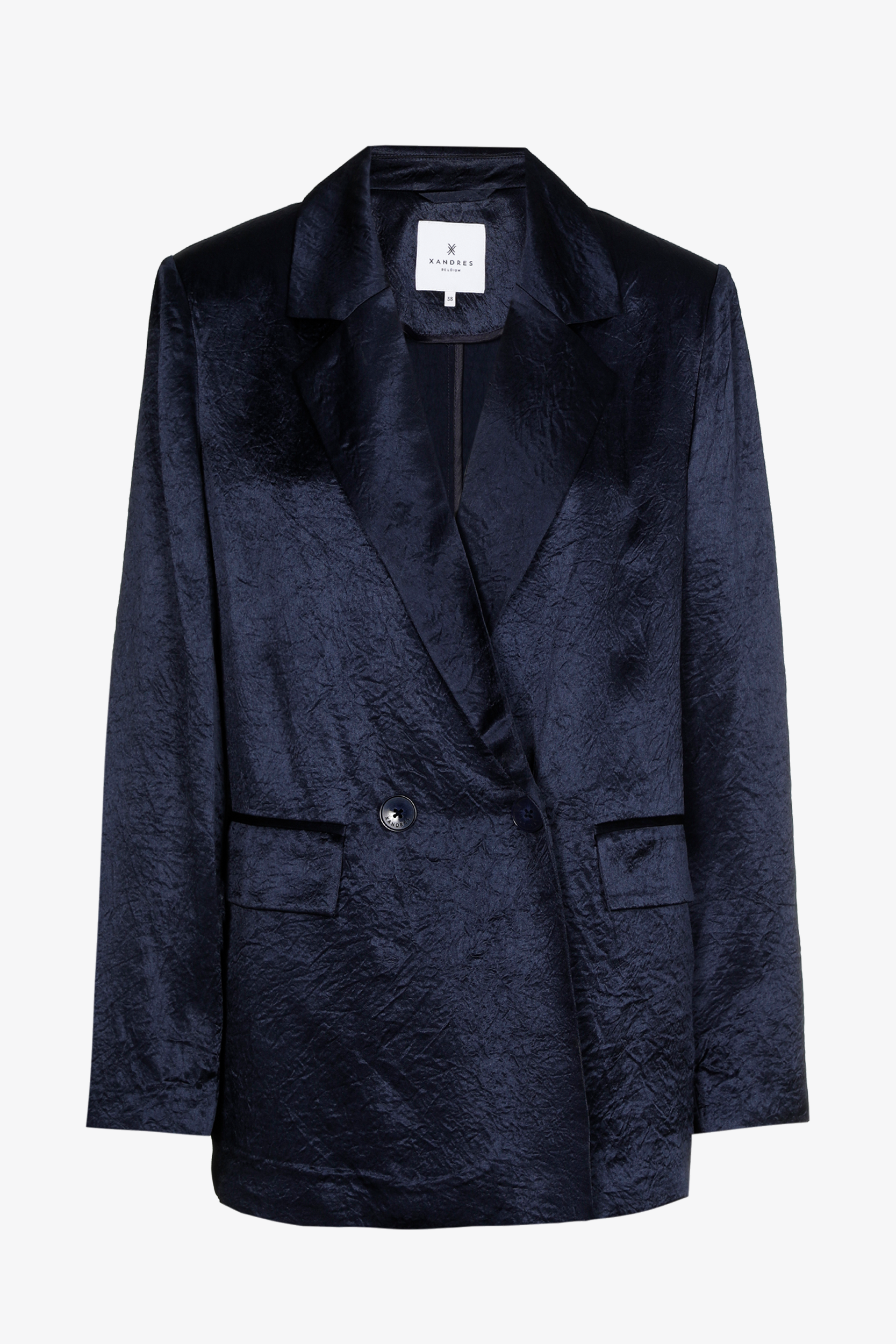 Blazer met verfijnde plooien