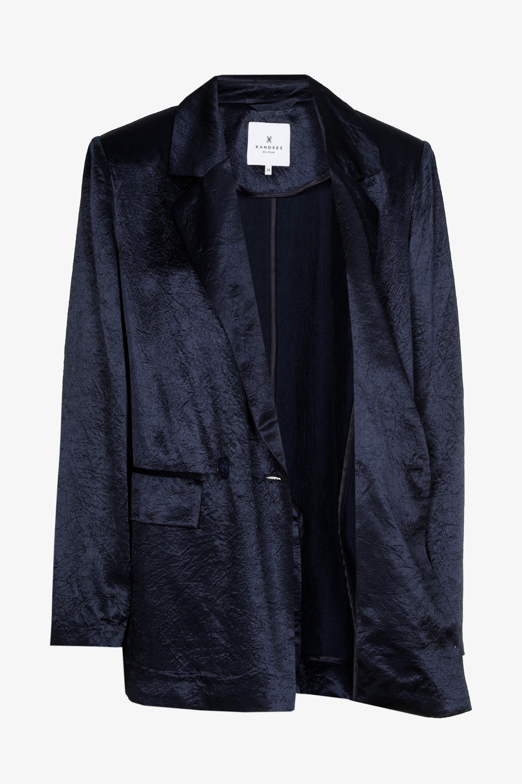 Blazer met verfijnde plooien