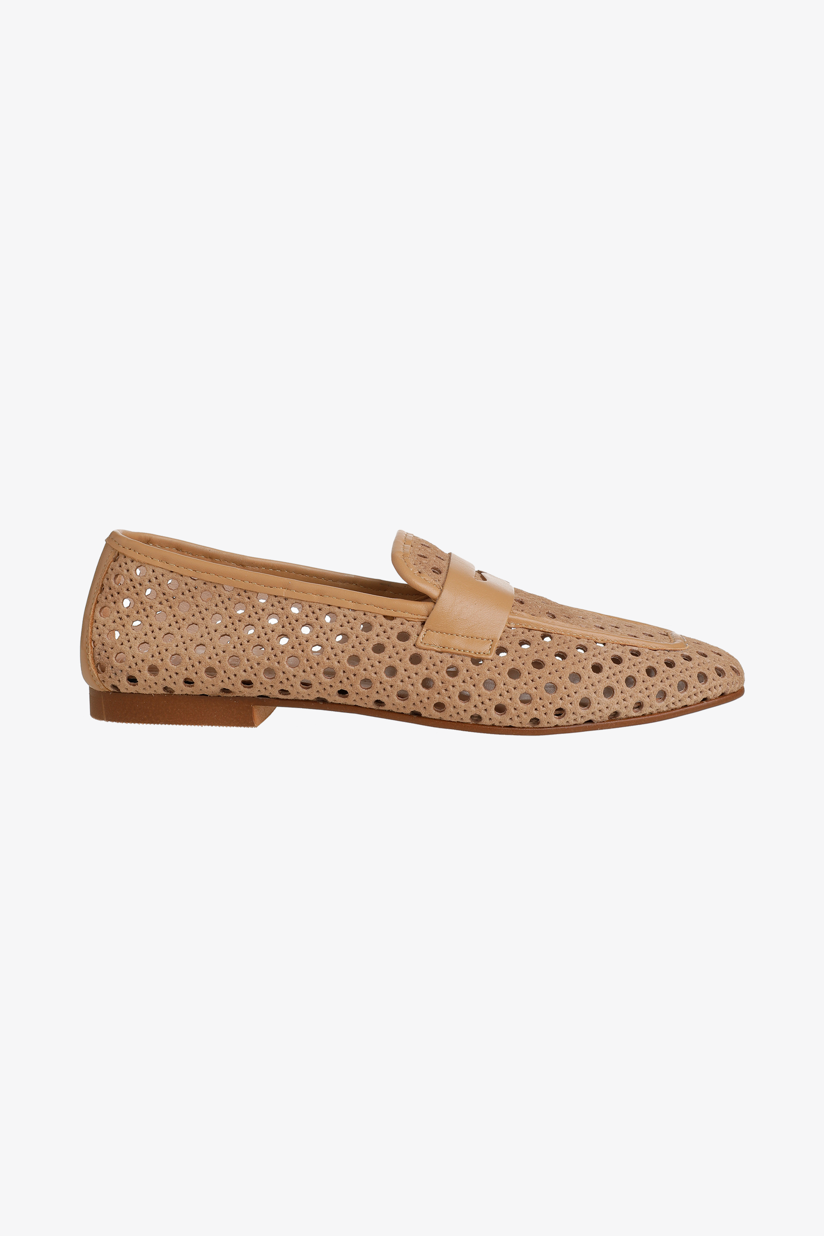 Loafers met rotan