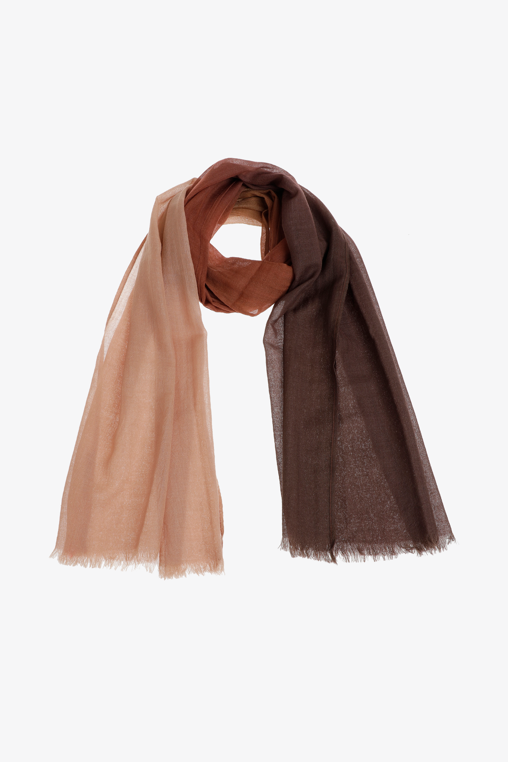 Foulard fantaisie en laine fine