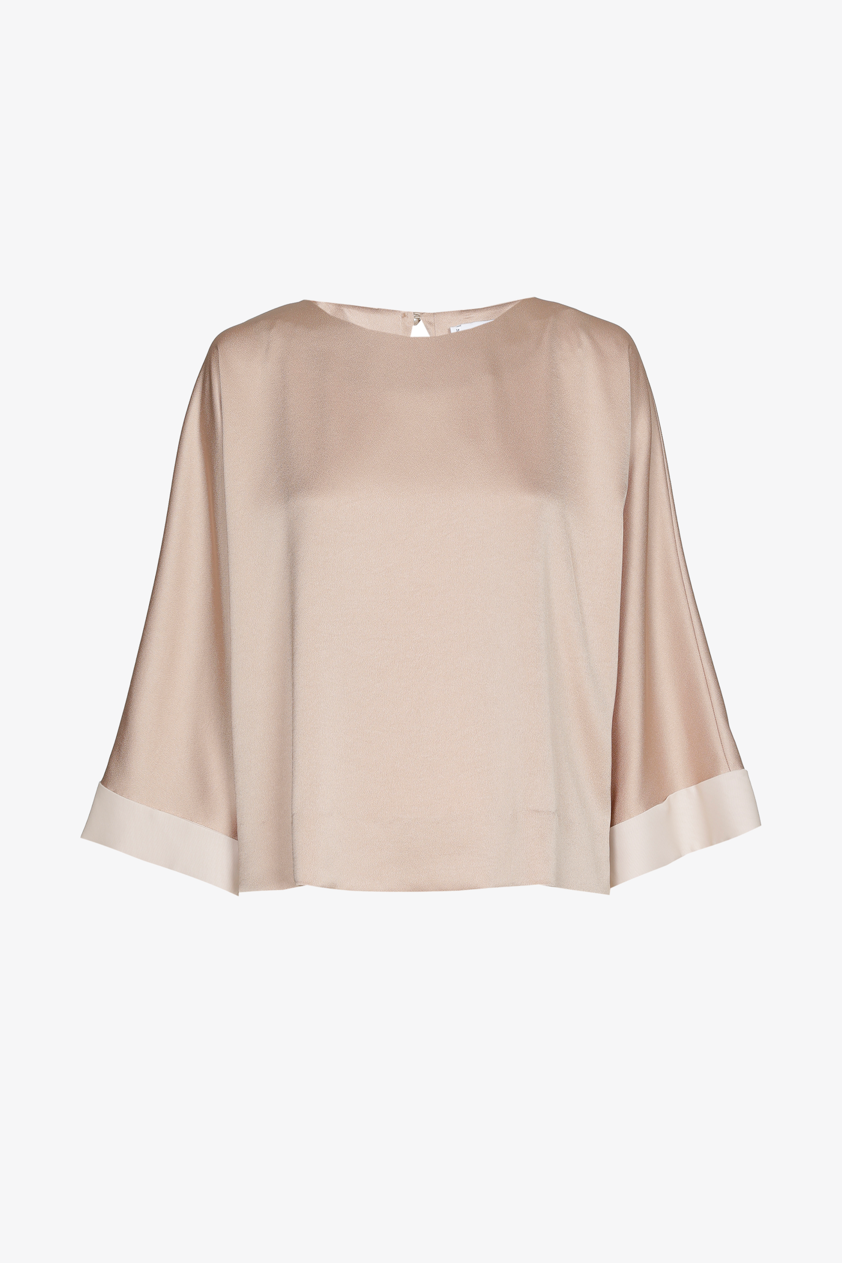 Blouse met parelknopen op de rug