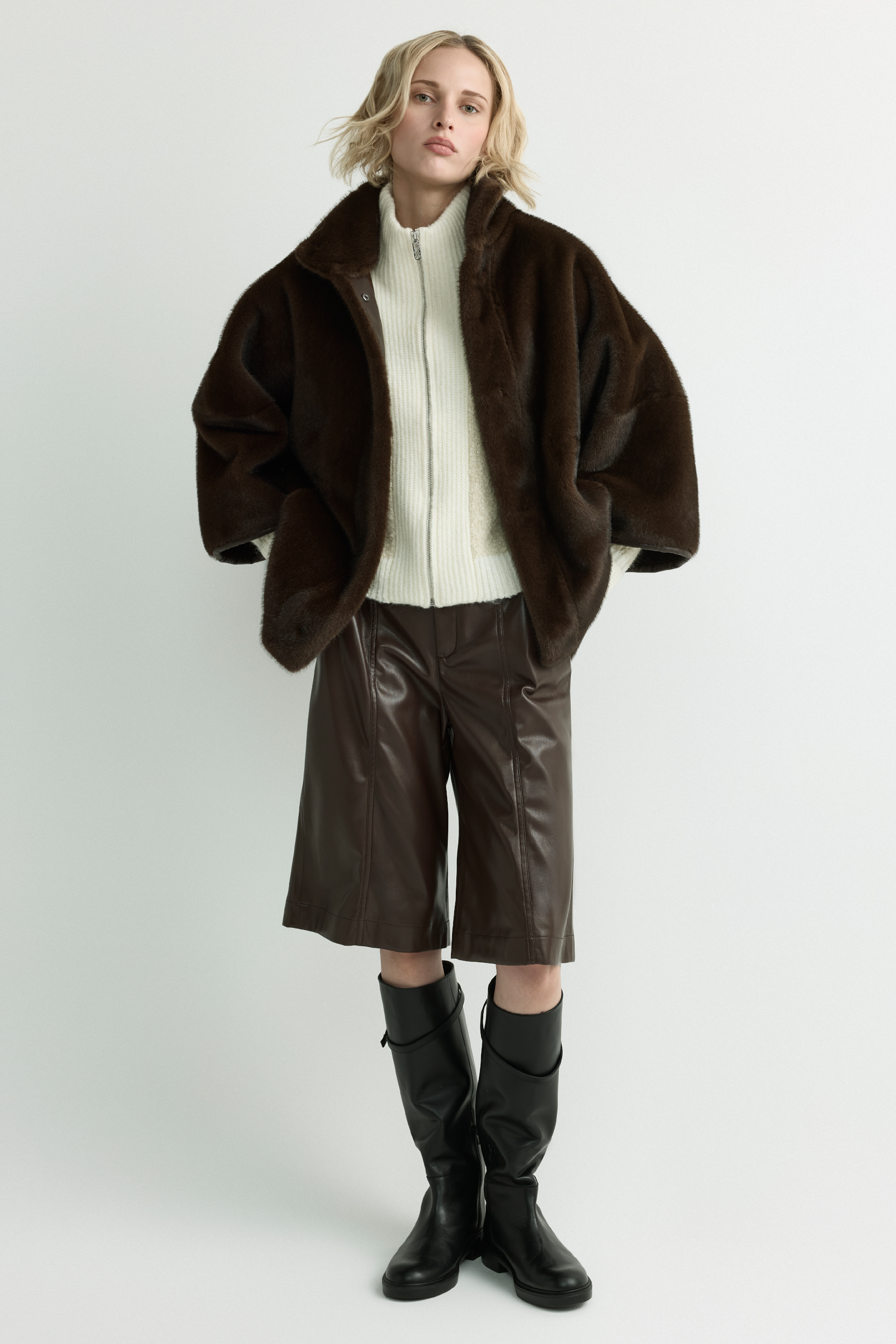 Kunstpelzjacke