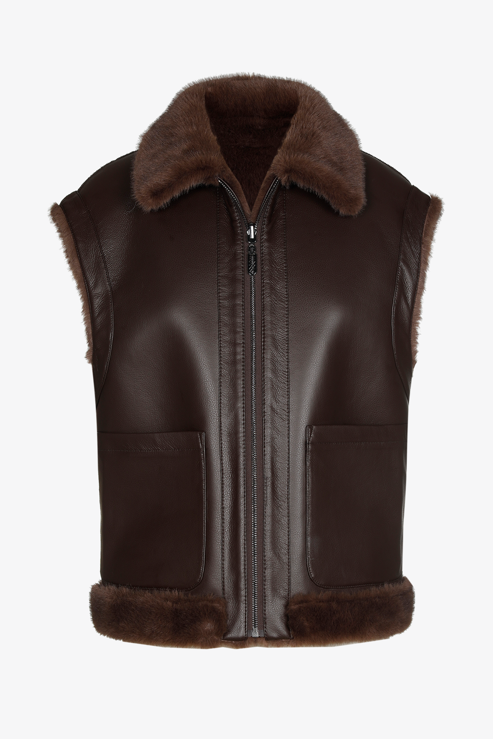 Omkeerbaar jasje met faux fur