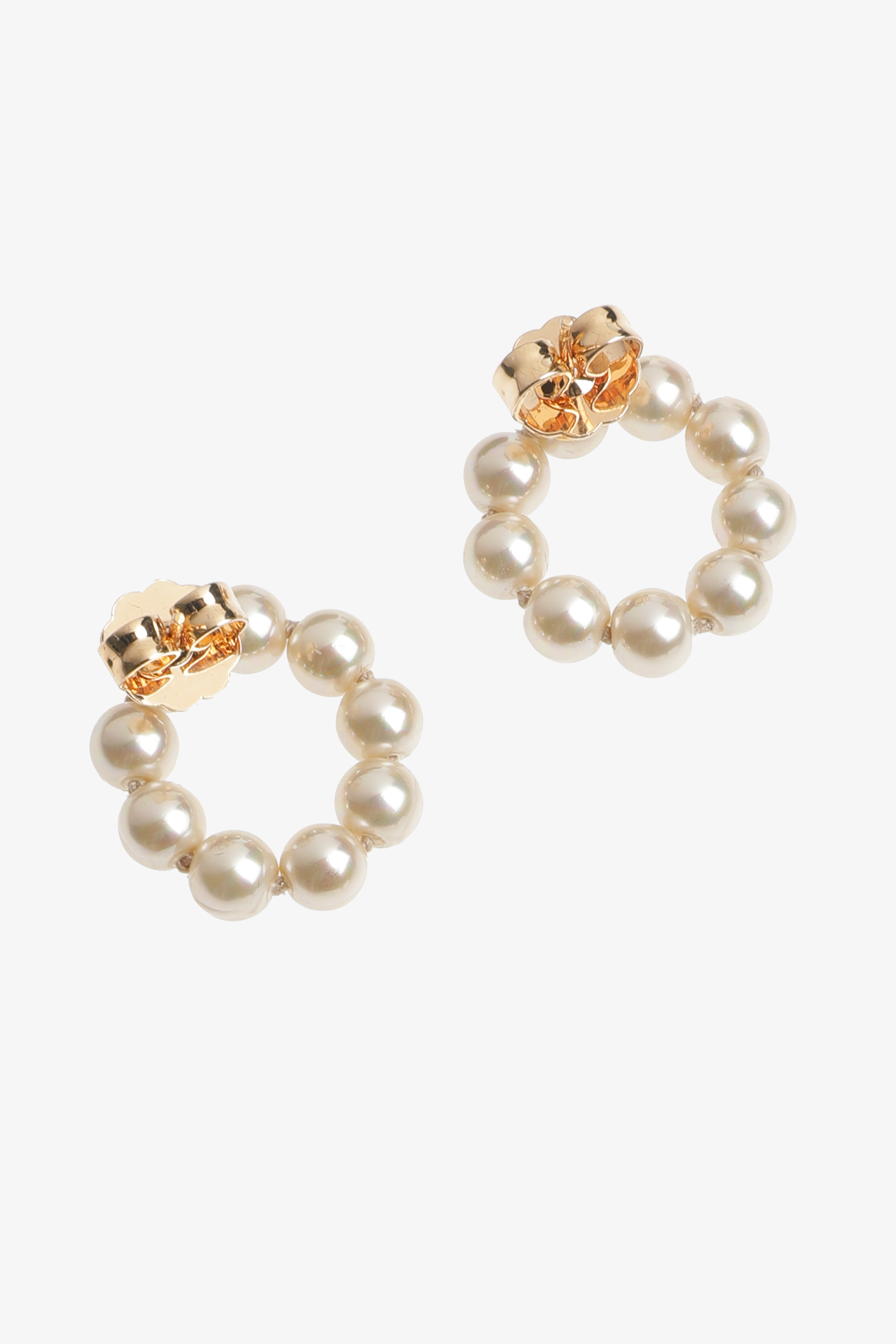 Boucles d'oreilles en nacre