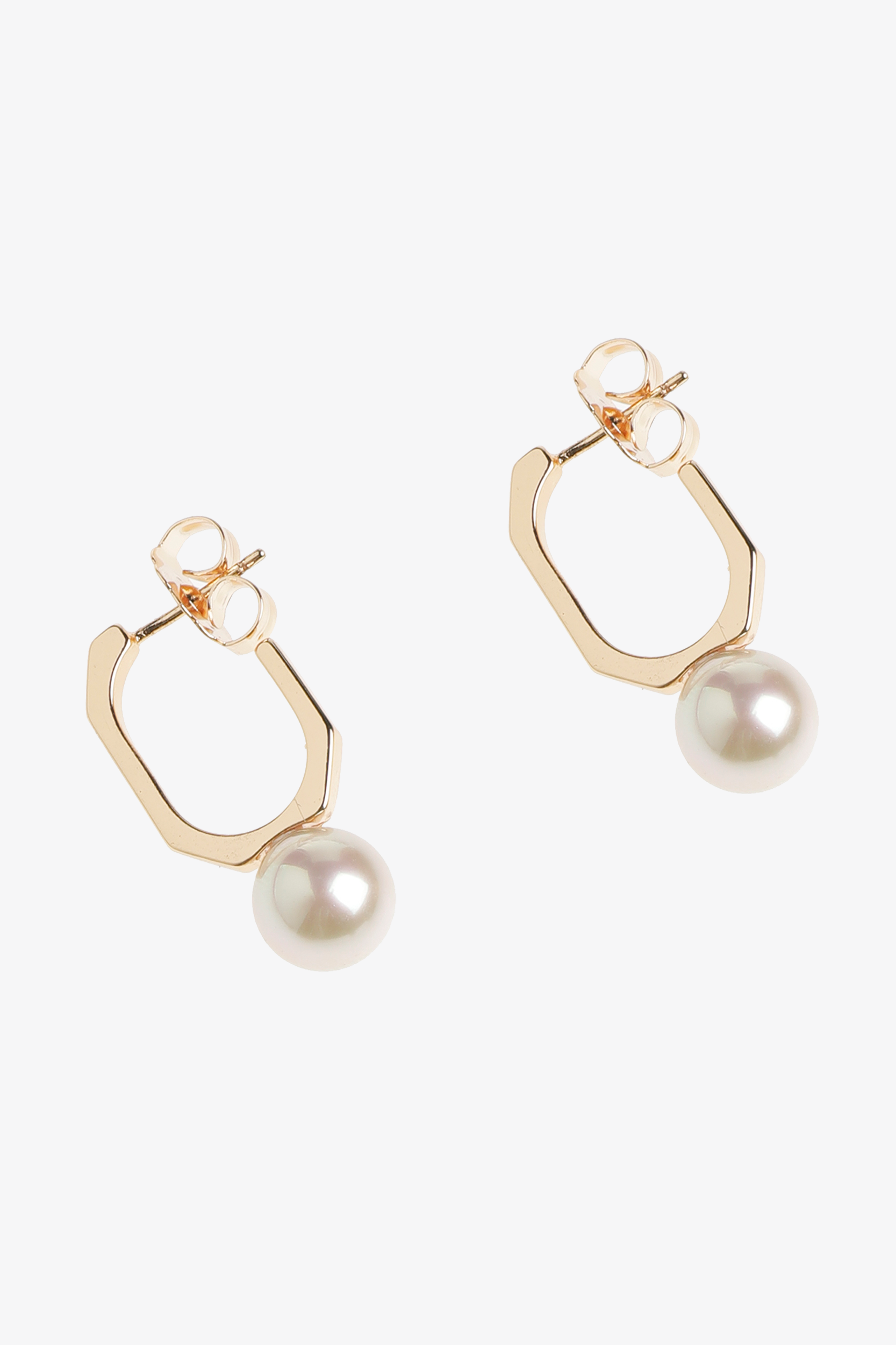 Boucles d'oreilles avec perles