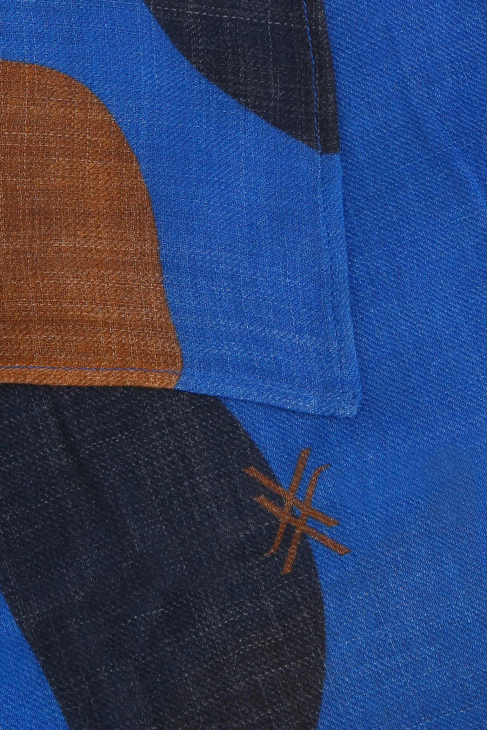 Écharpe à motif ondulé