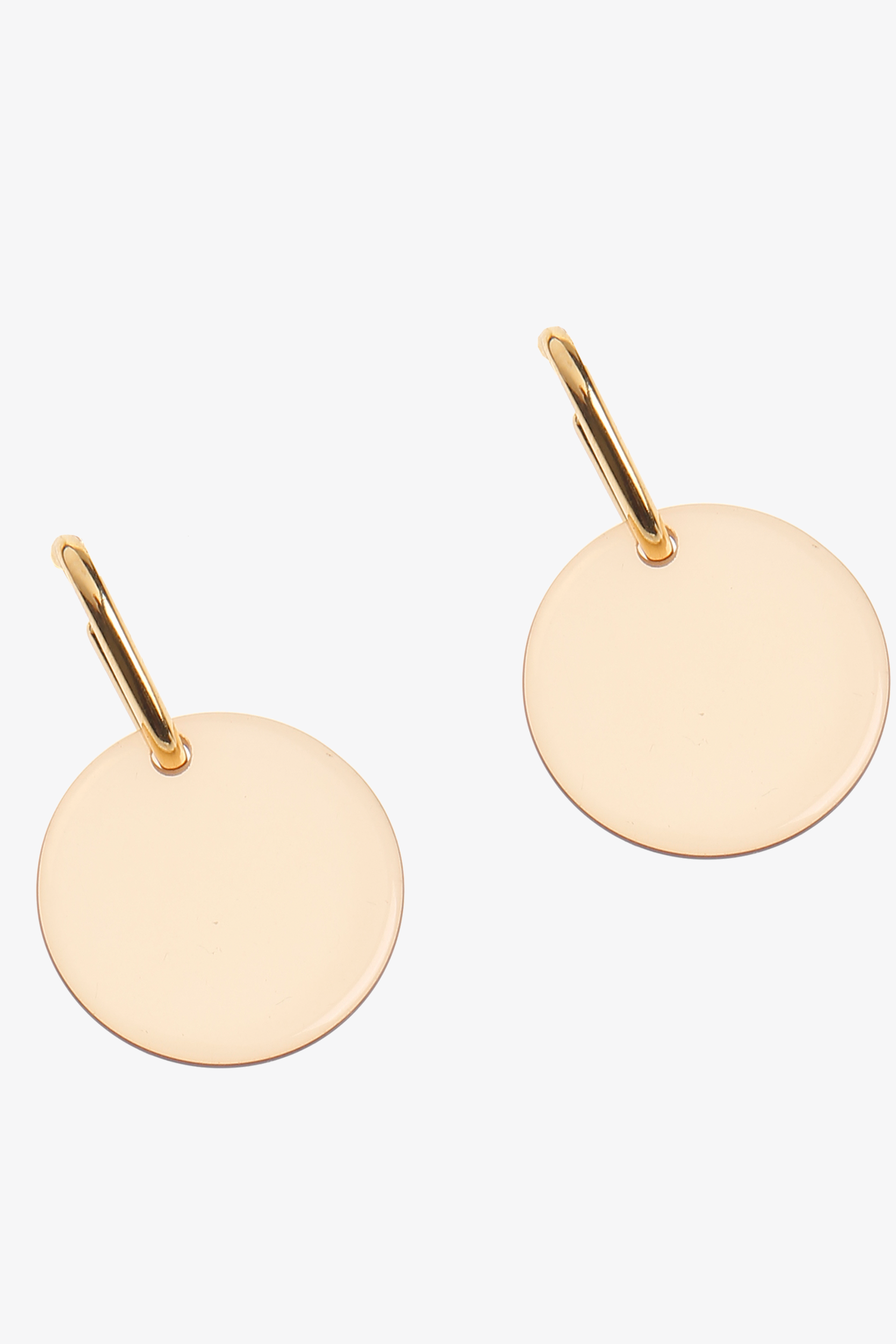 Round earrings