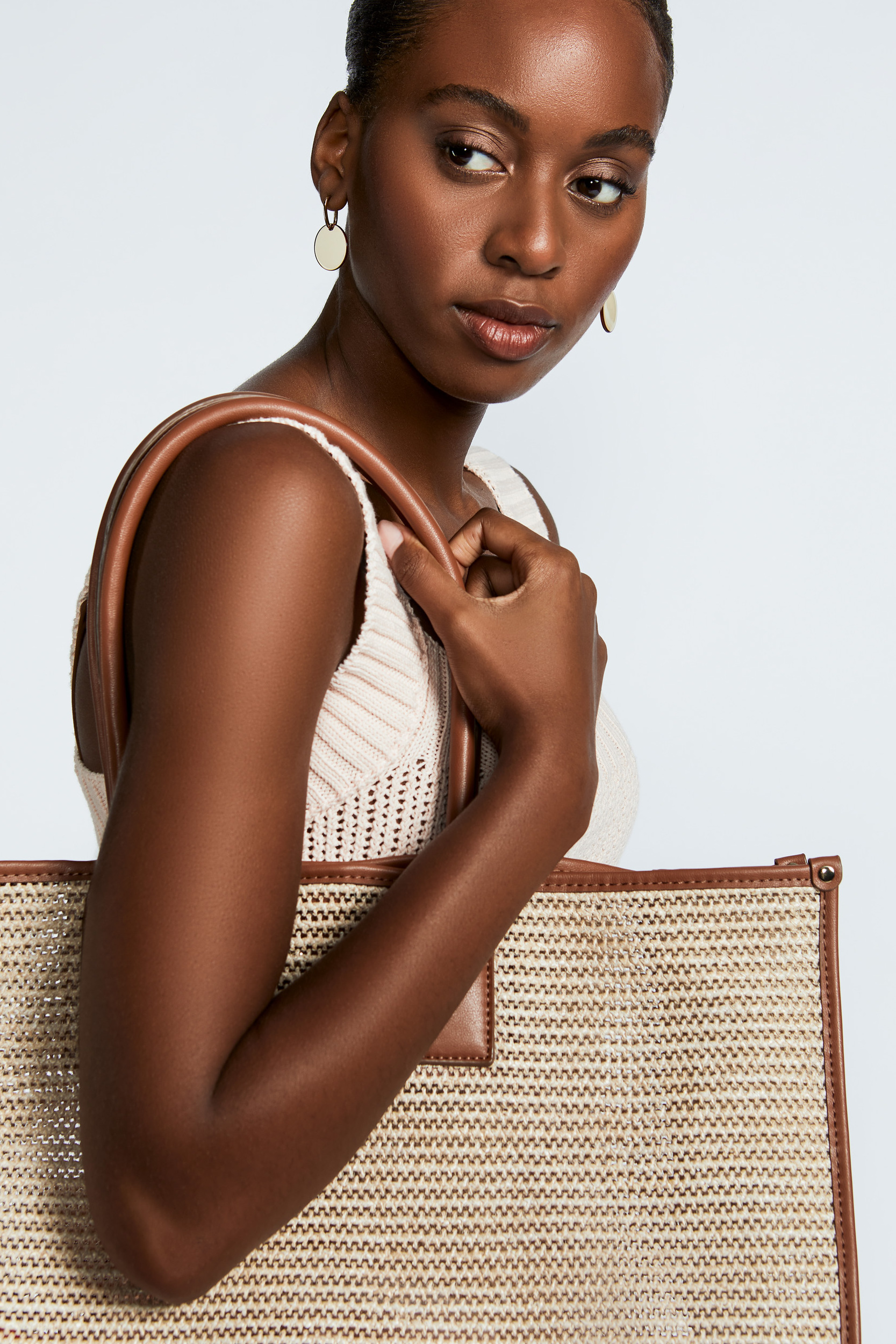 Wicker Xandres shopper
