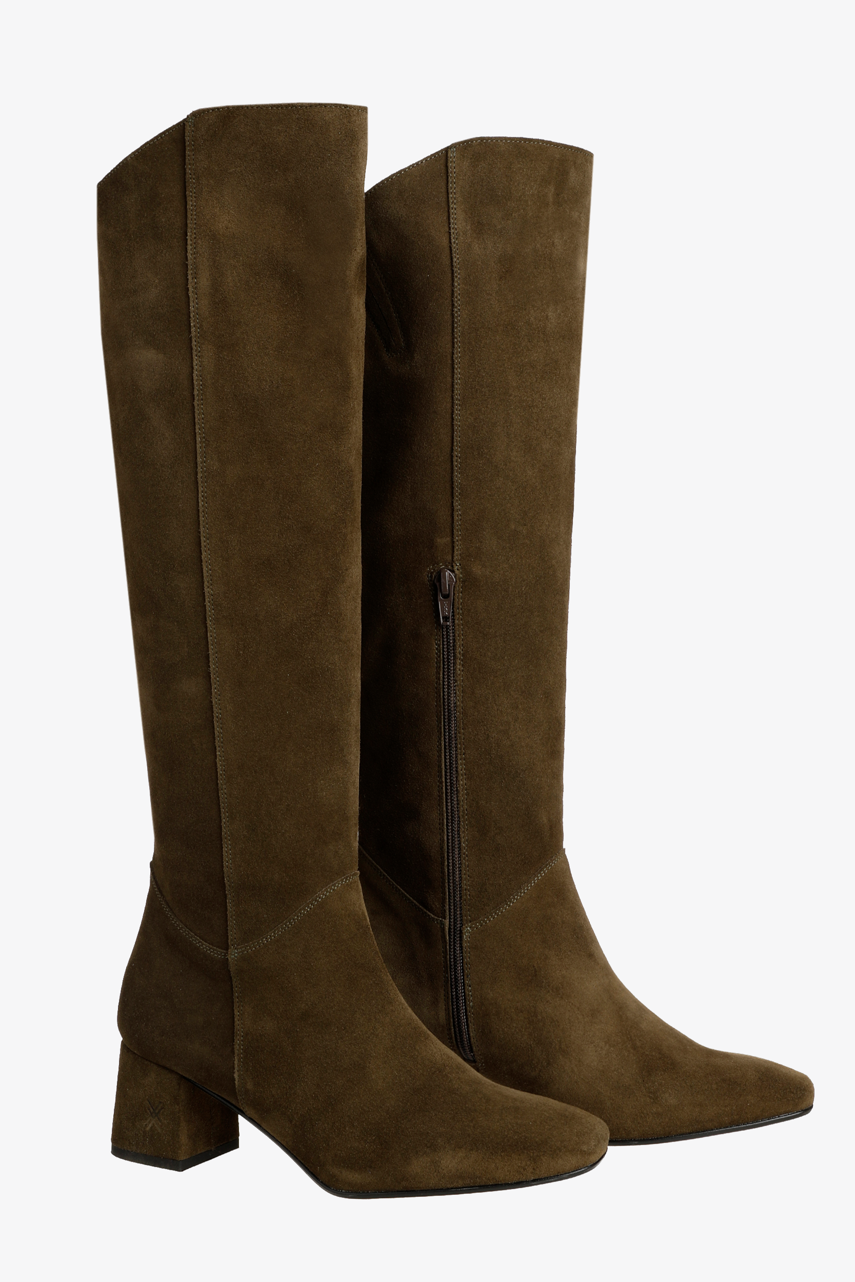 Suede lange best sale laarzen