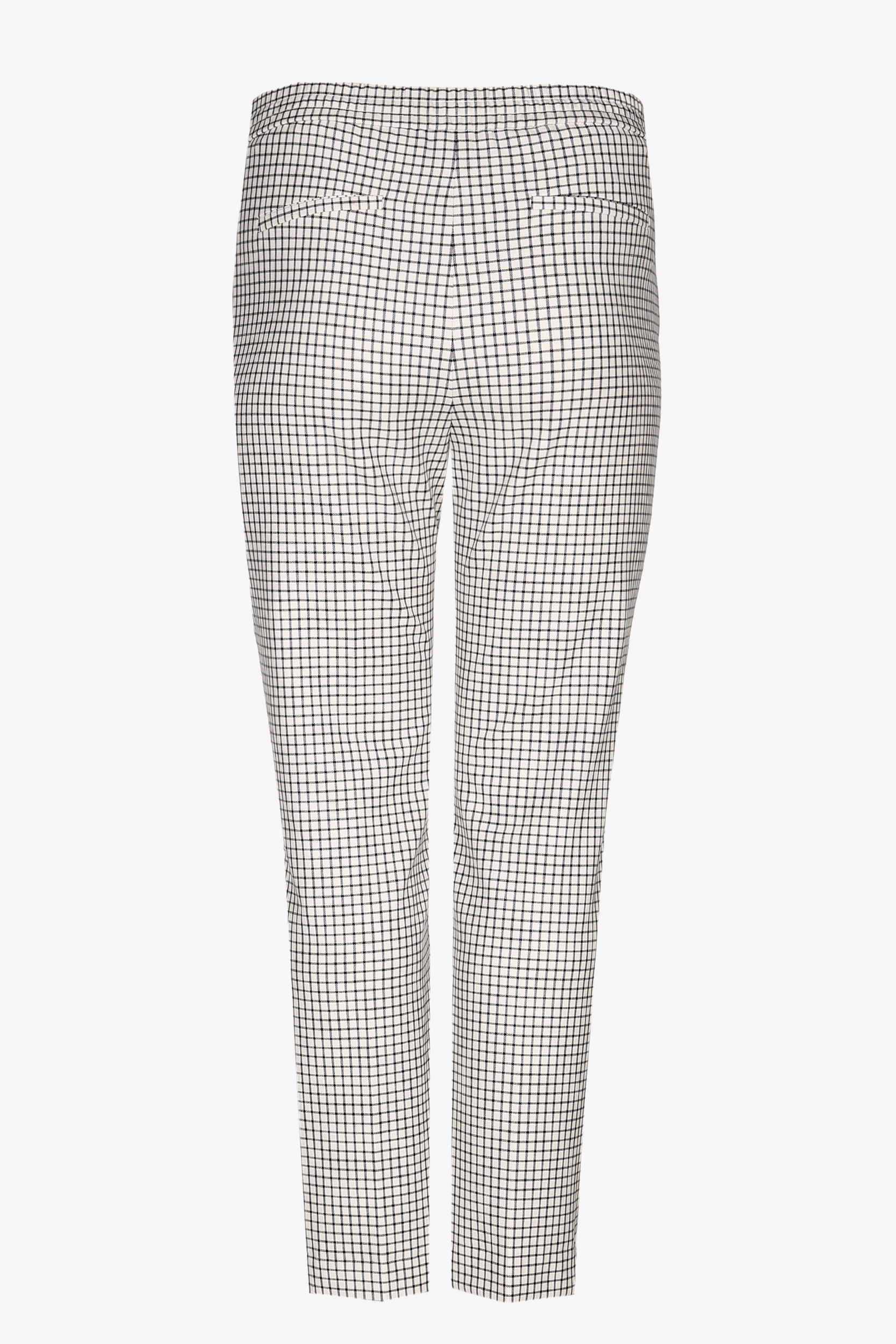 Trousers with elastic