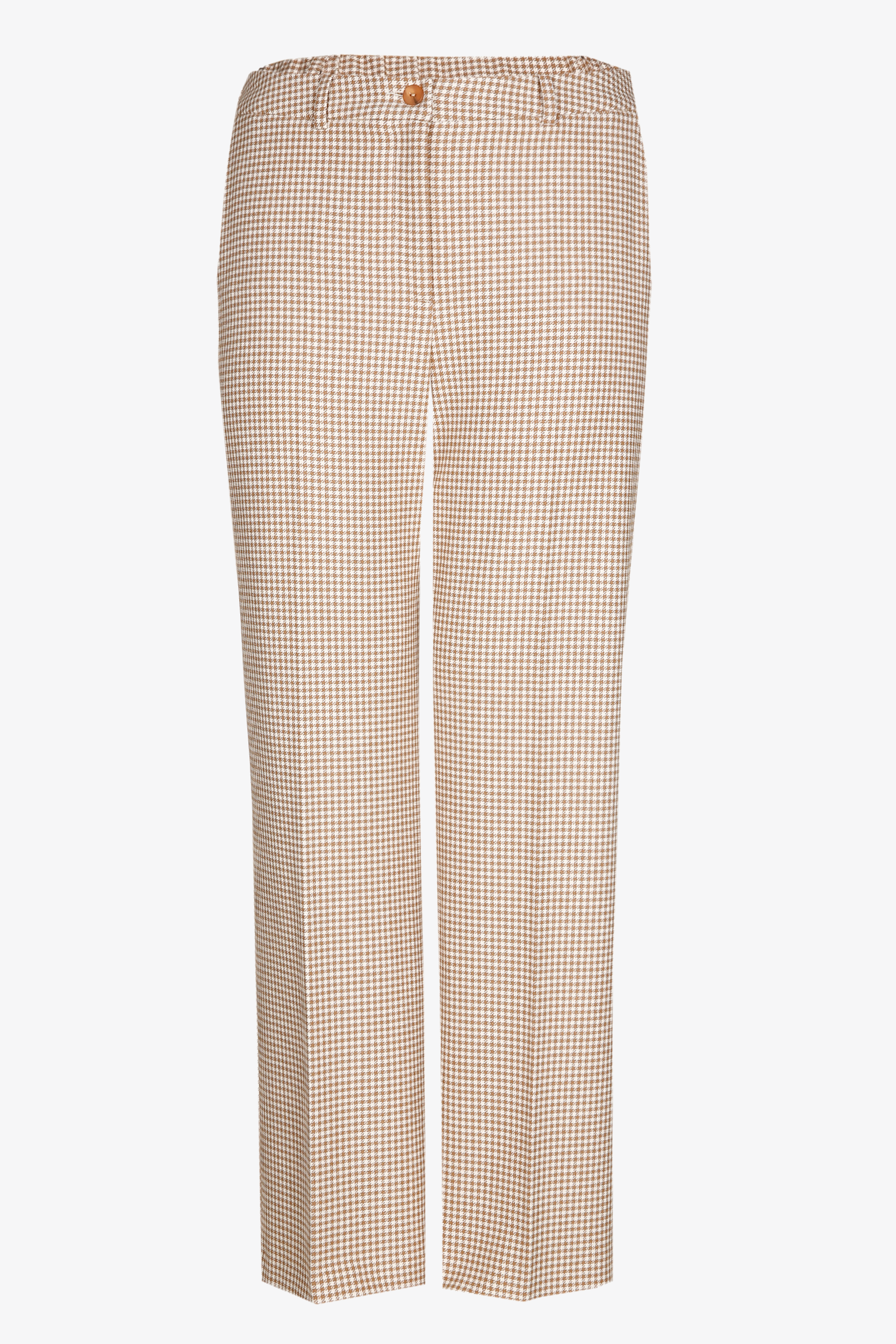 Pantalon à motif pied-de-poule