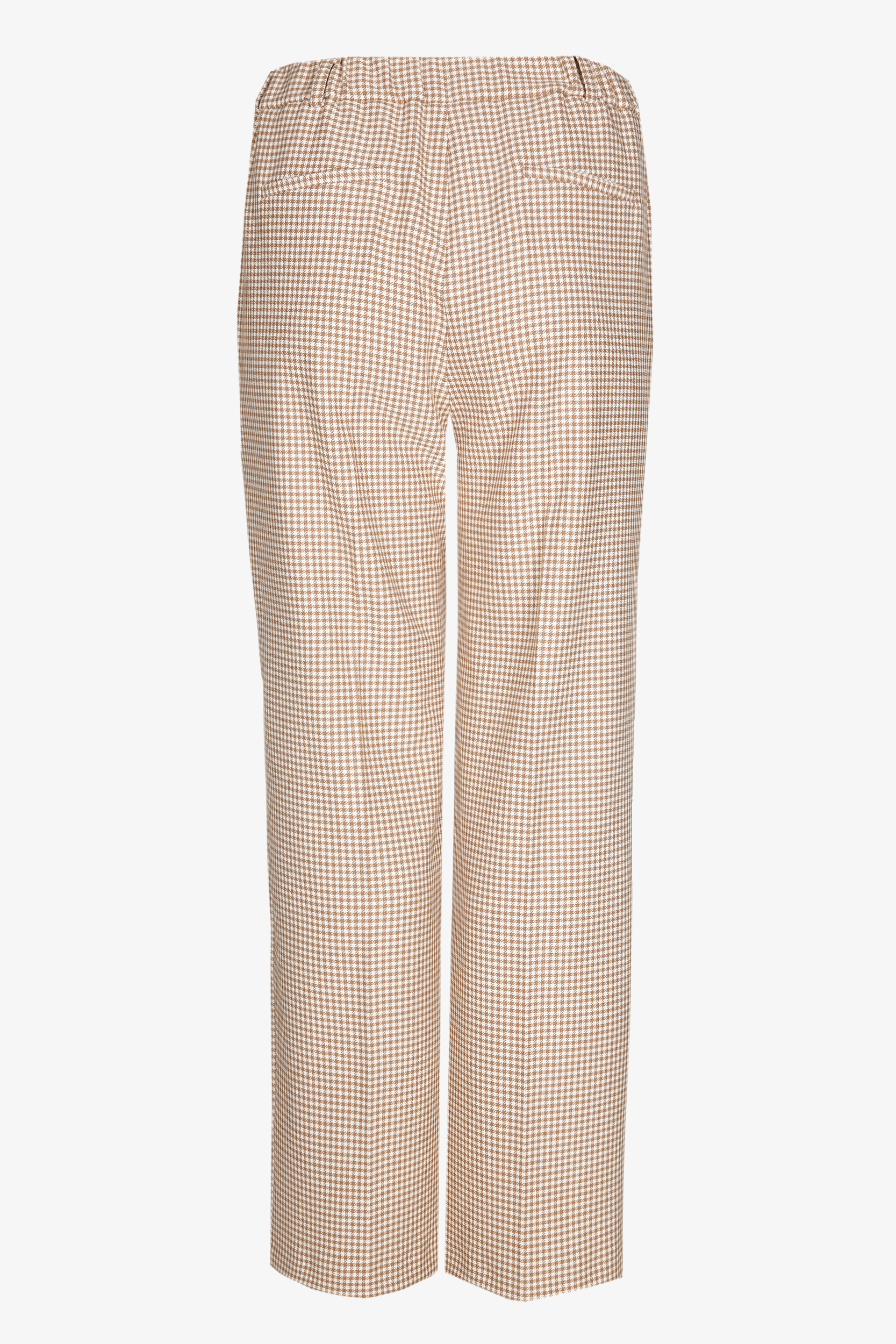 Pantalon à motif pied-de-poule