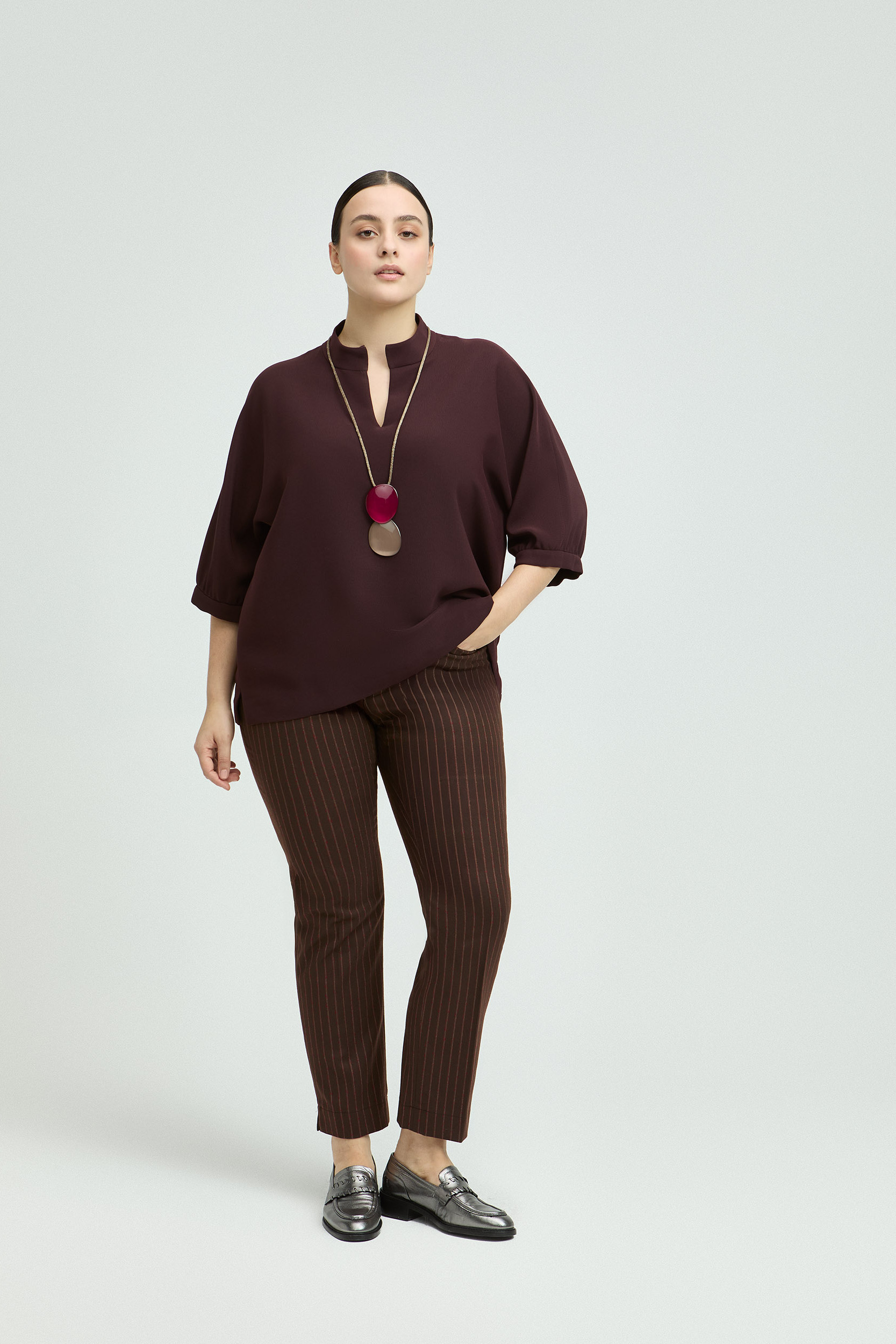 Broek met smalle pijpen 