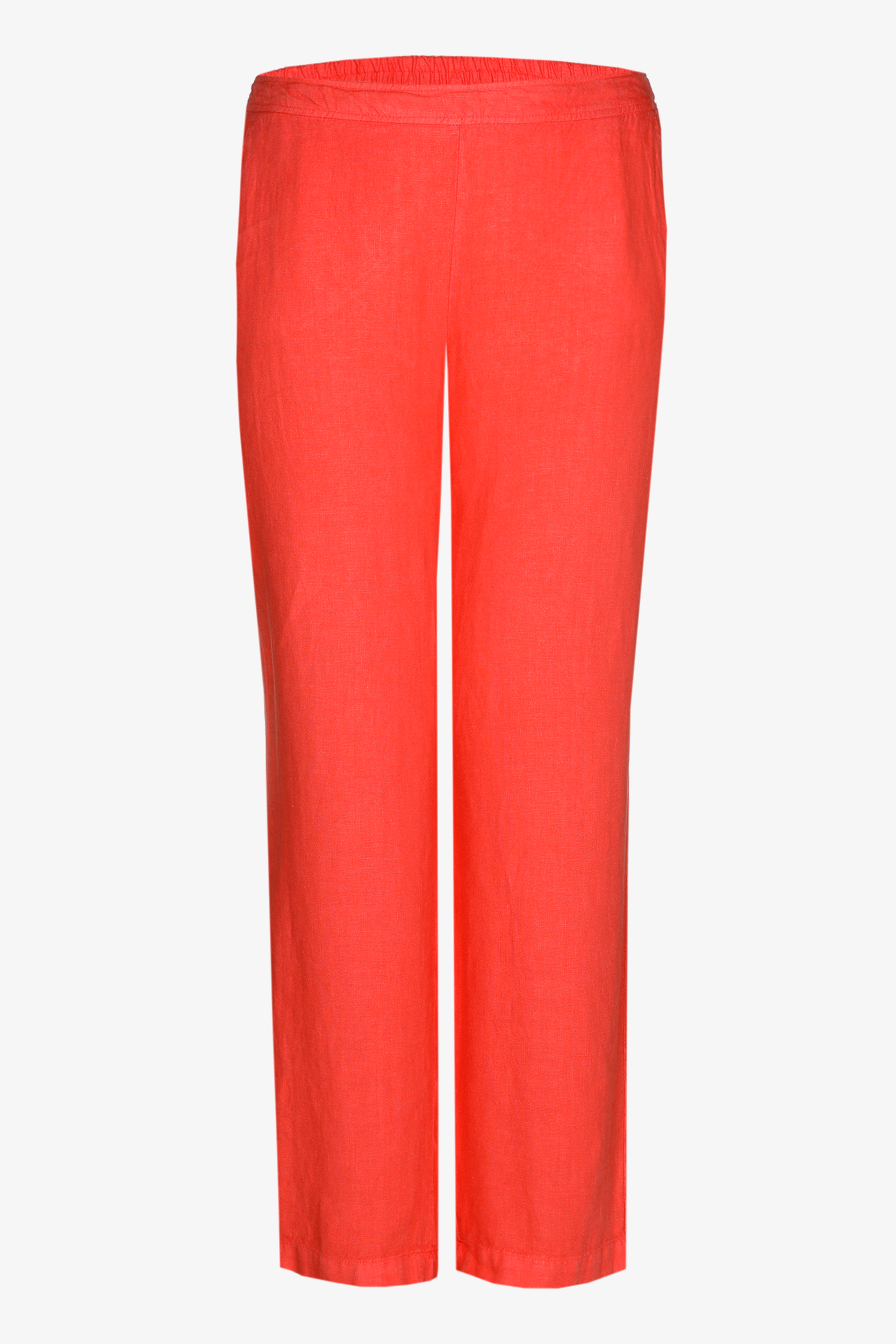 Pantalon en lin à jambes droites