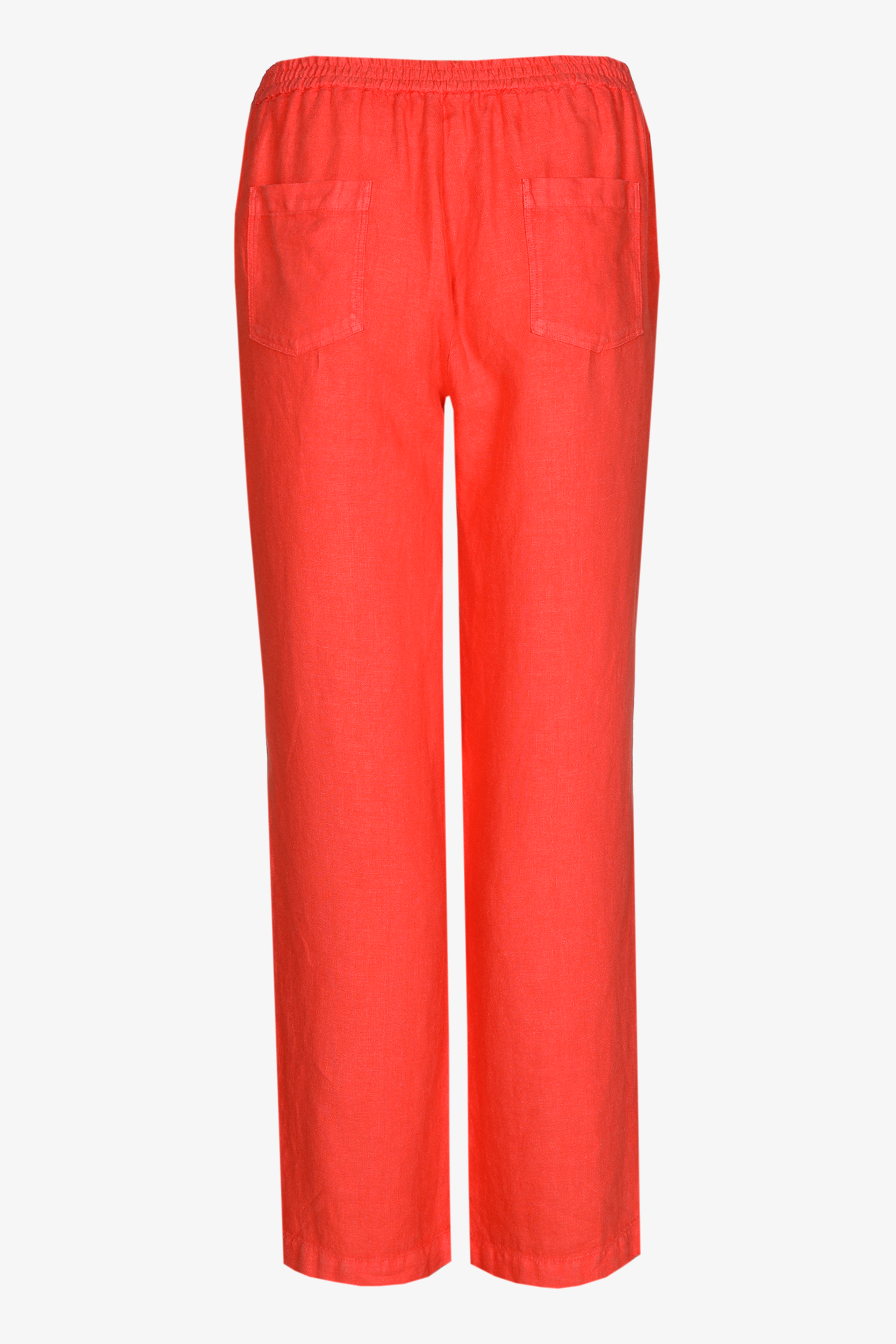 Pantalon en lin à jambes droites