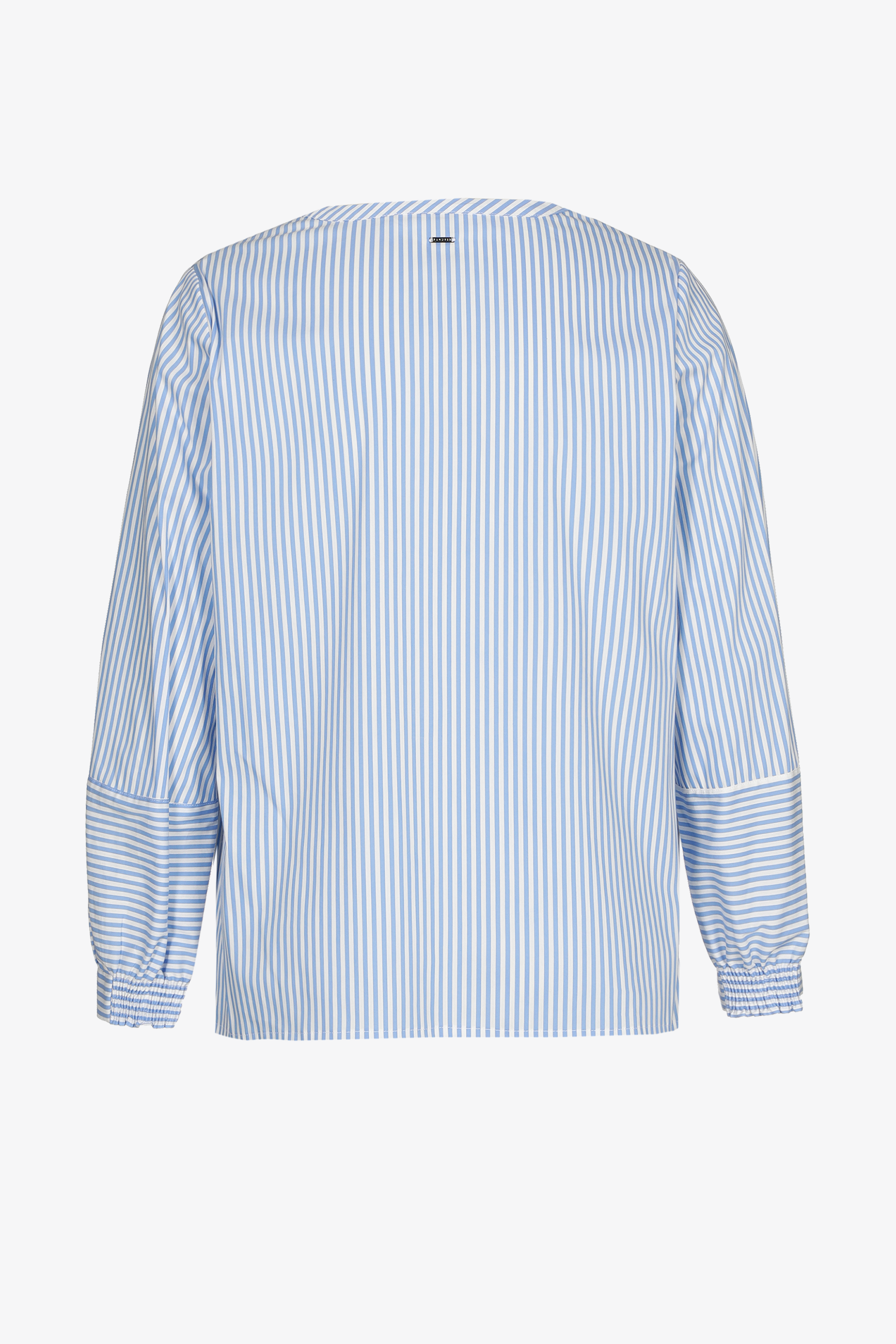 Blouse rayée en tissu extensible