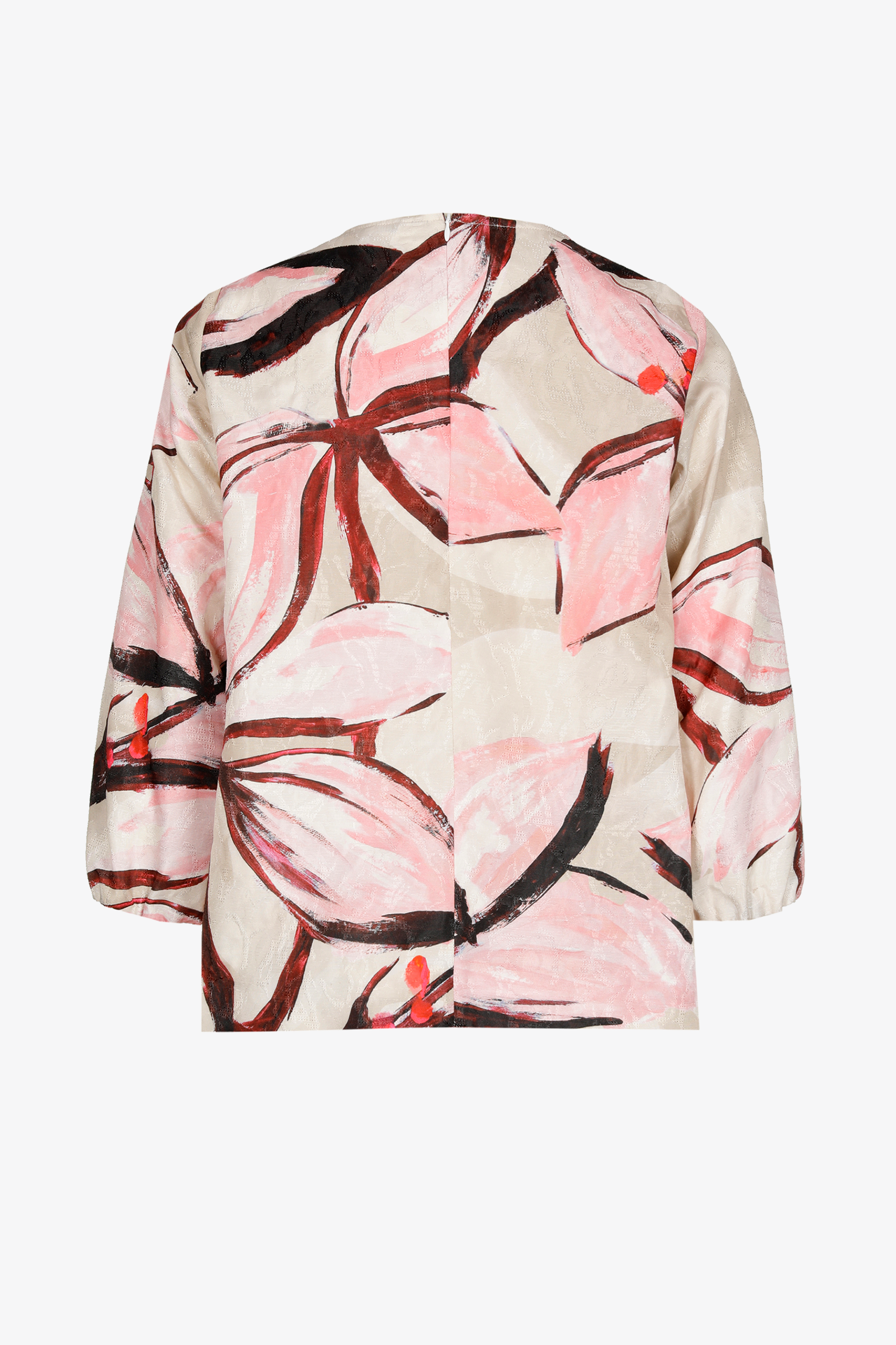 Blouse with floral print
