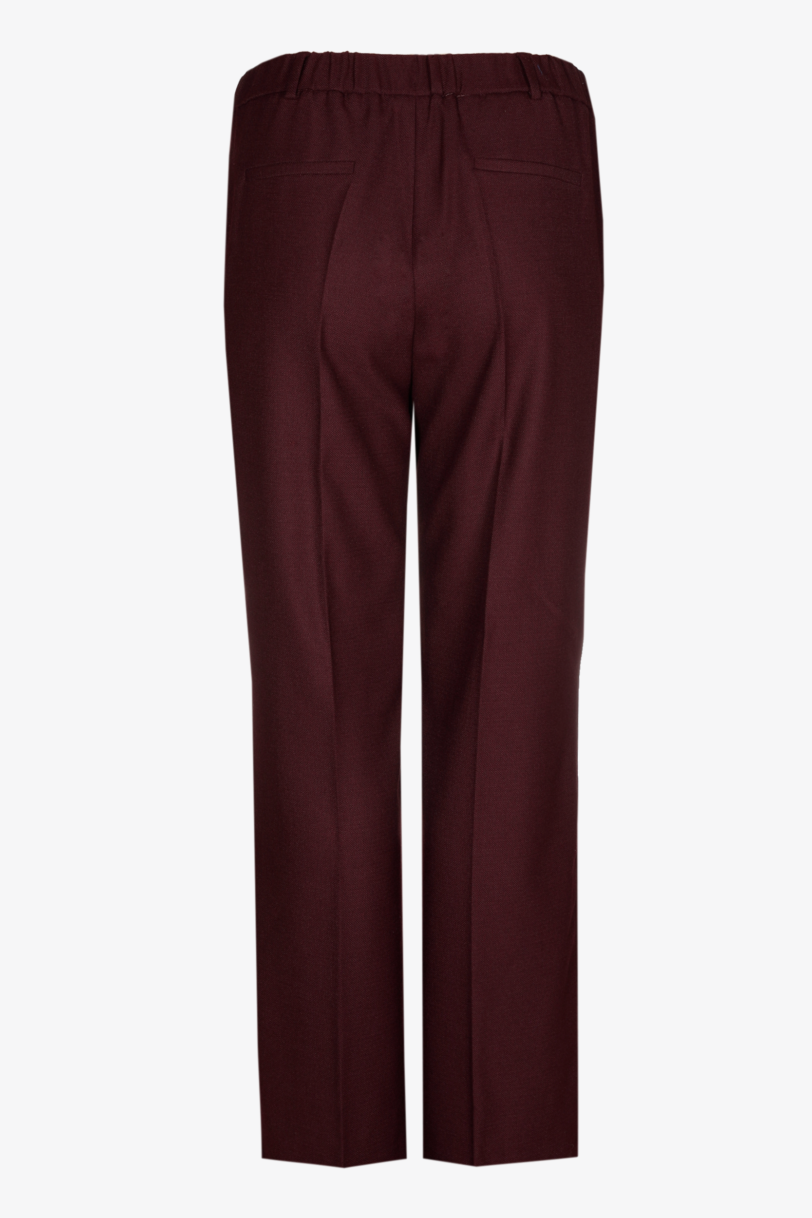 Geklede broek met wijde pijpen