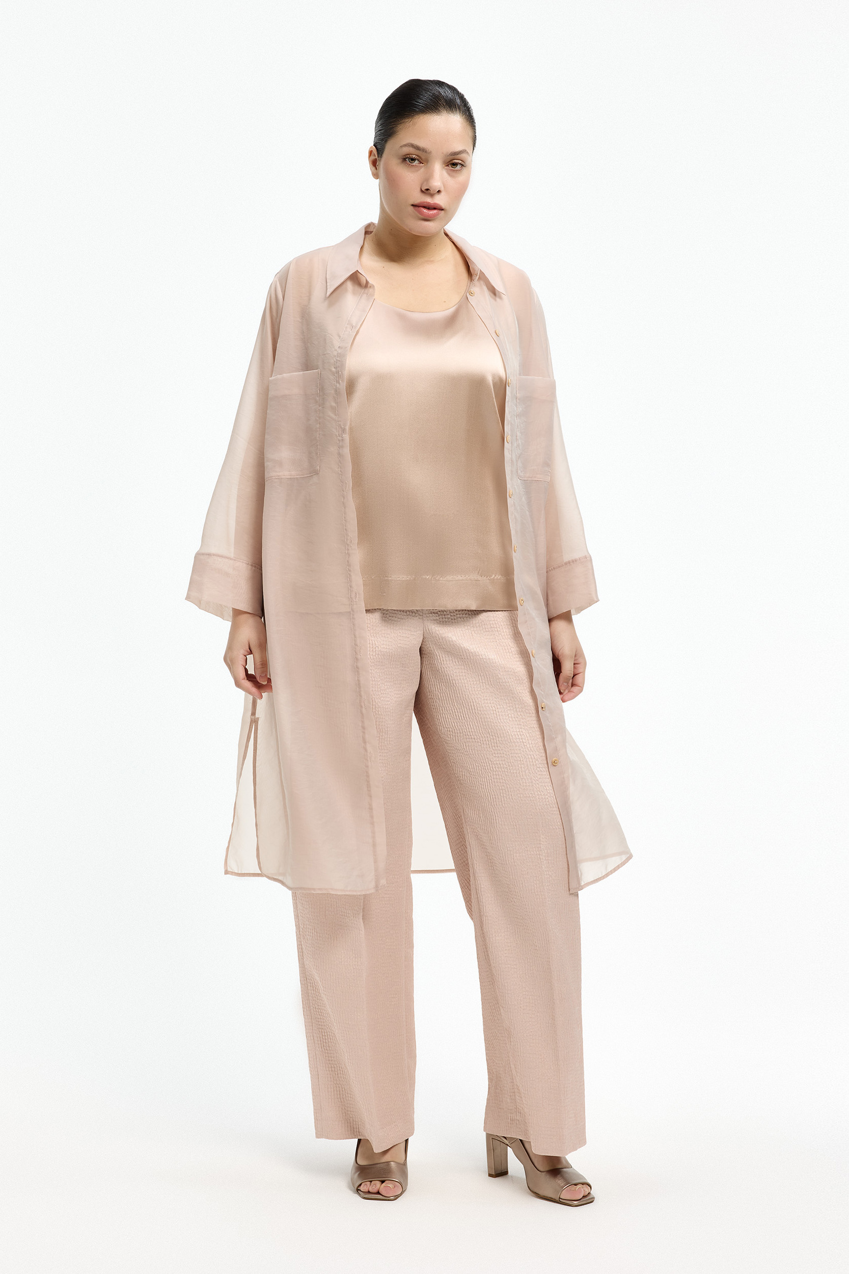 Smart trousers with subtle lurex