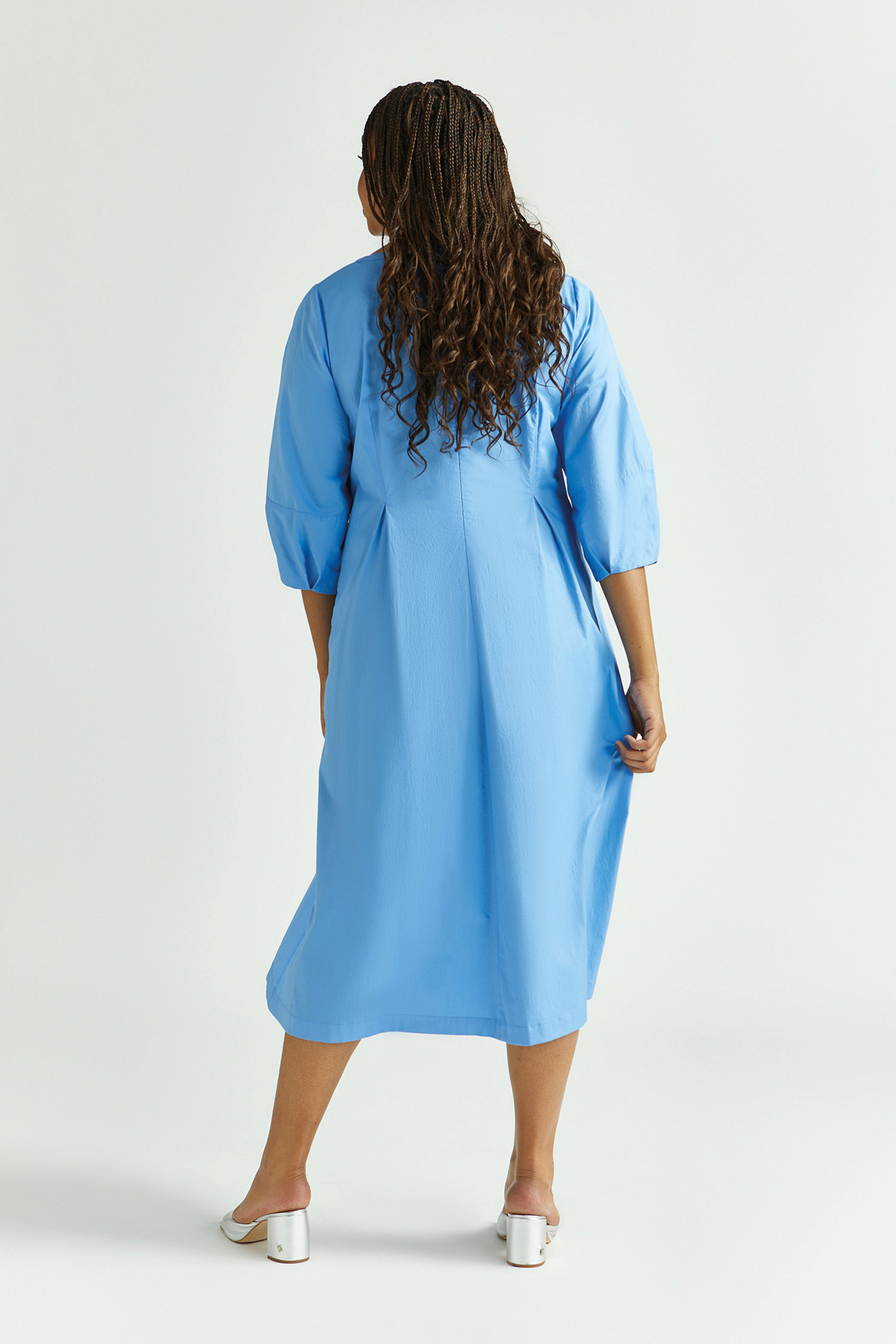 Robe longue en coton