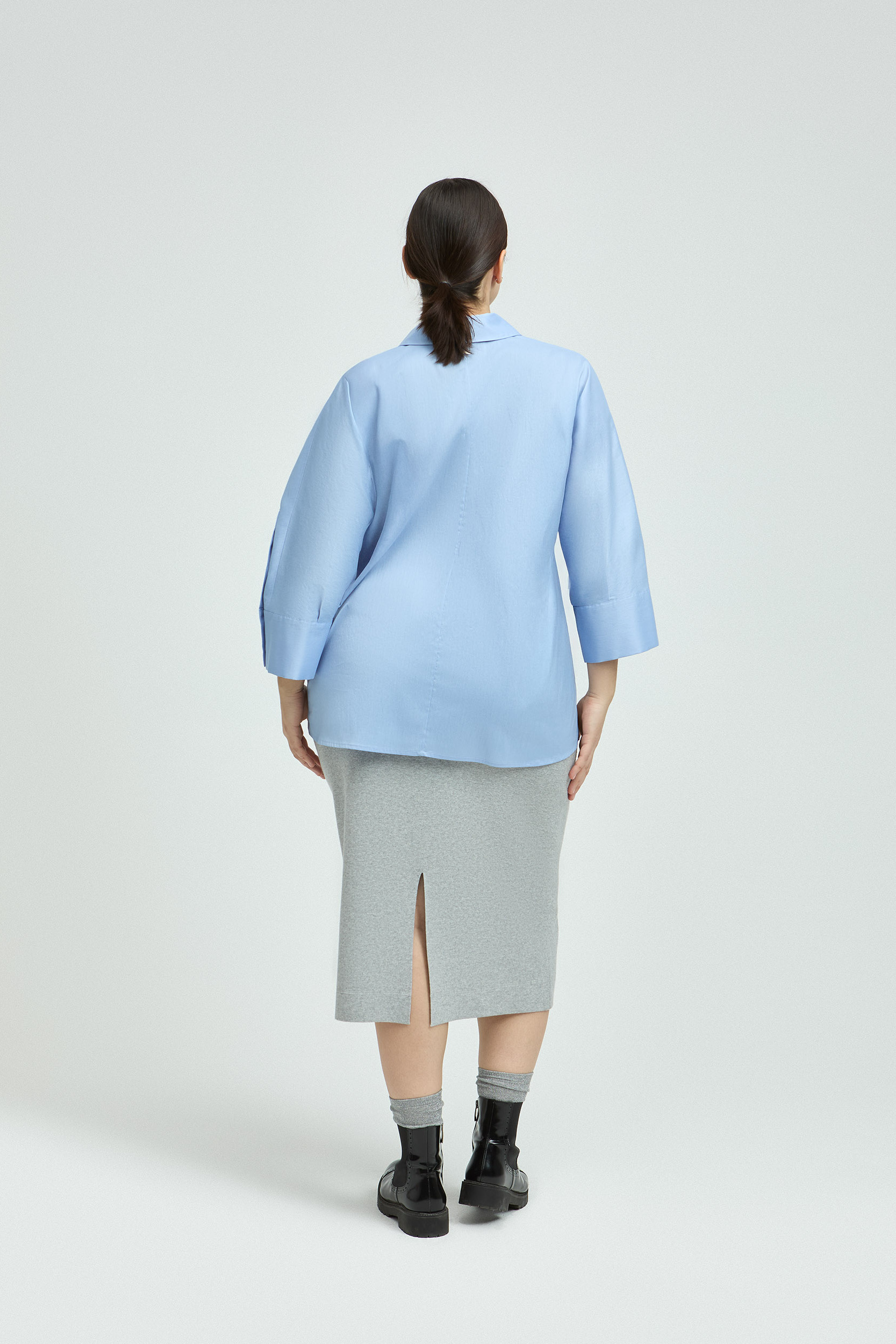 Lange hemdblouse