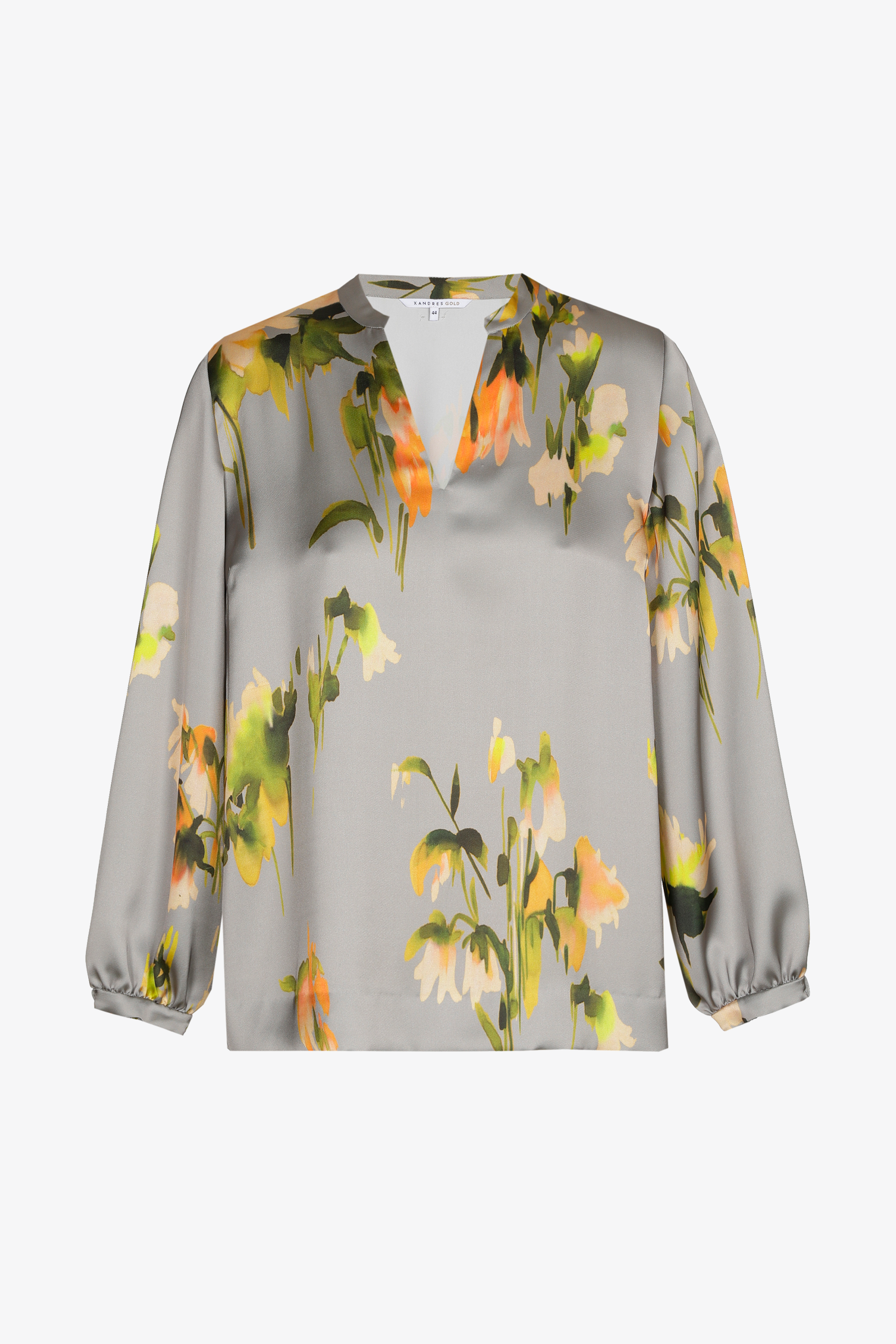 Blouse met satijnlook