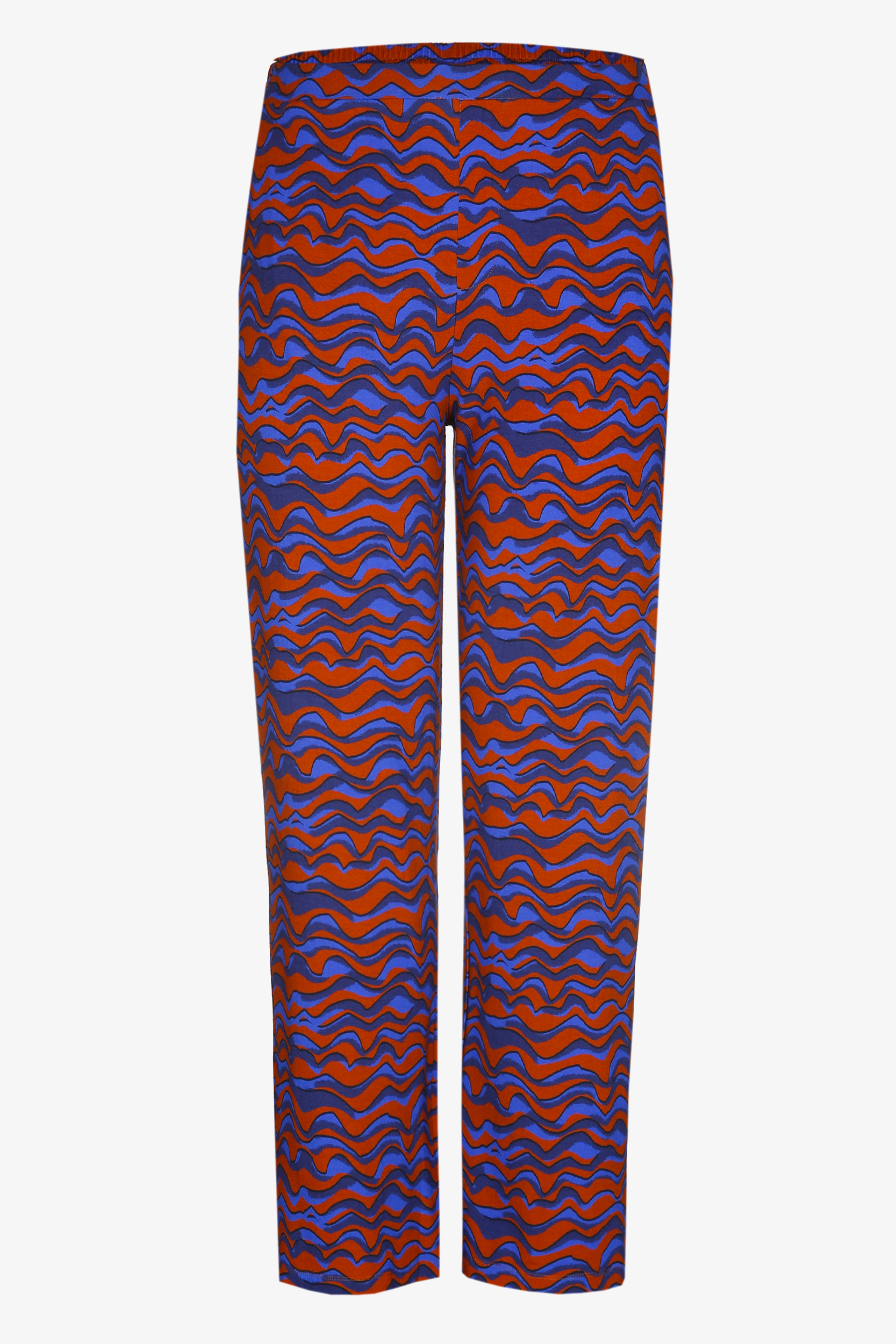 Trousers with original print