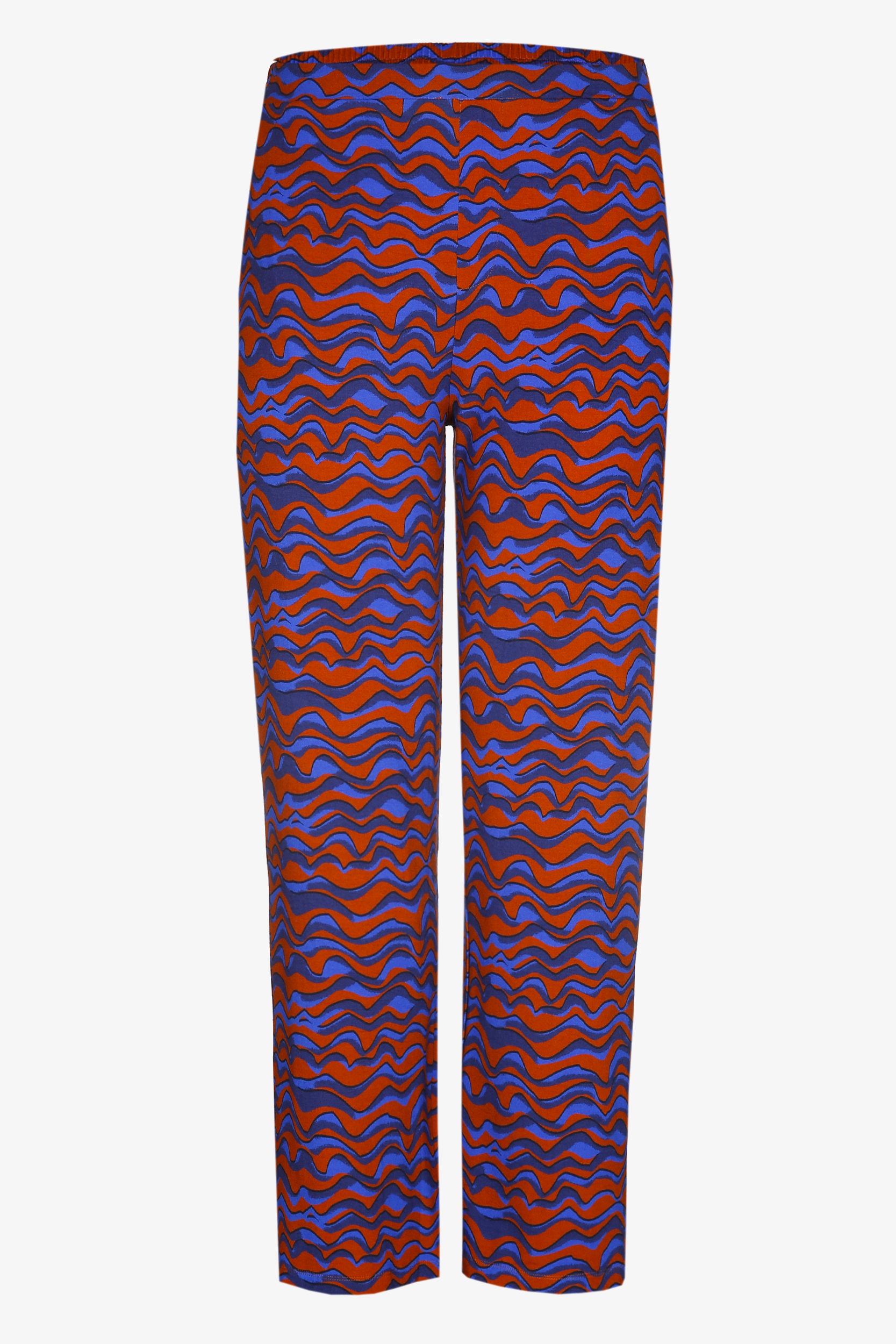 Hose mit originellem Muster