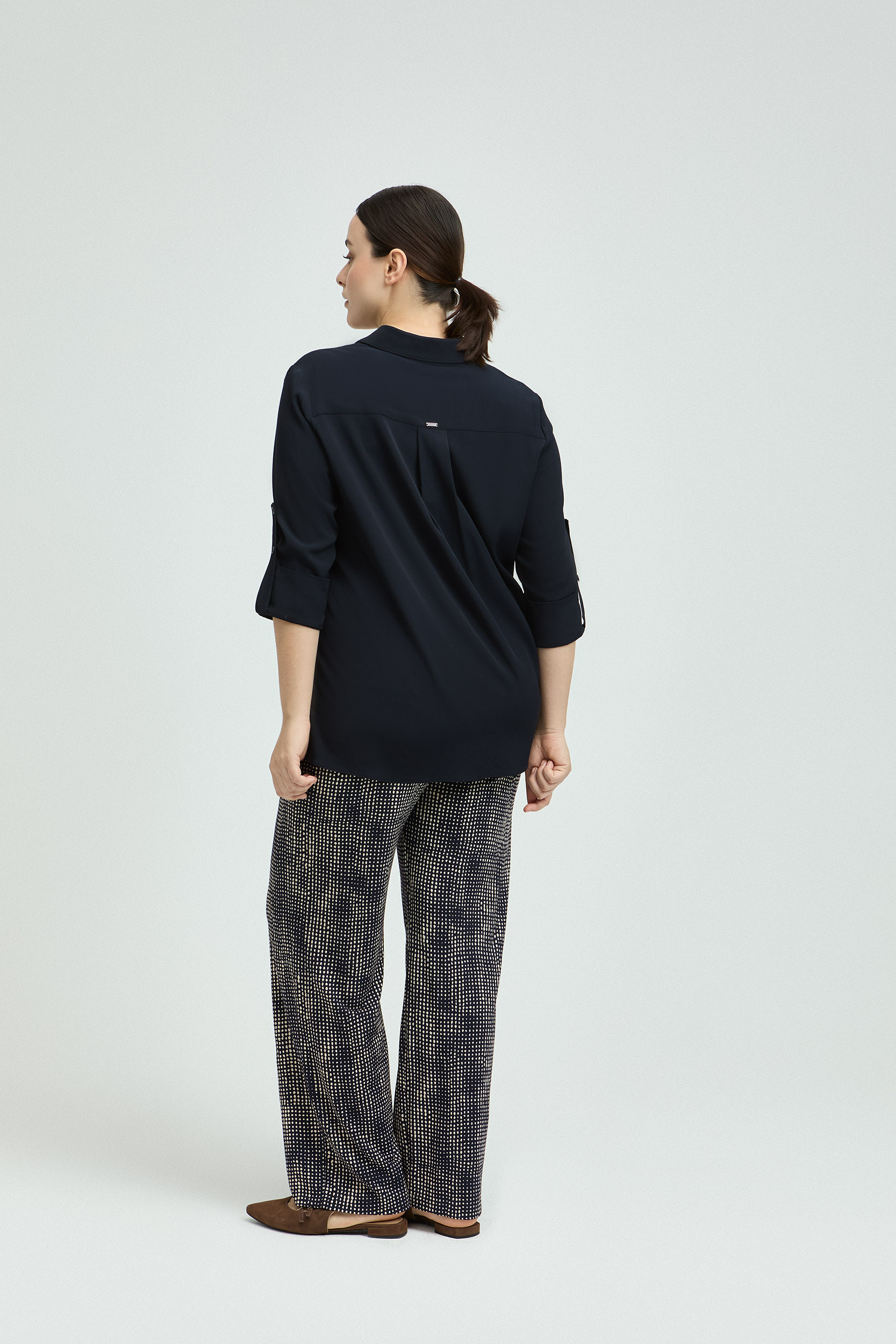 Broek met speels motief