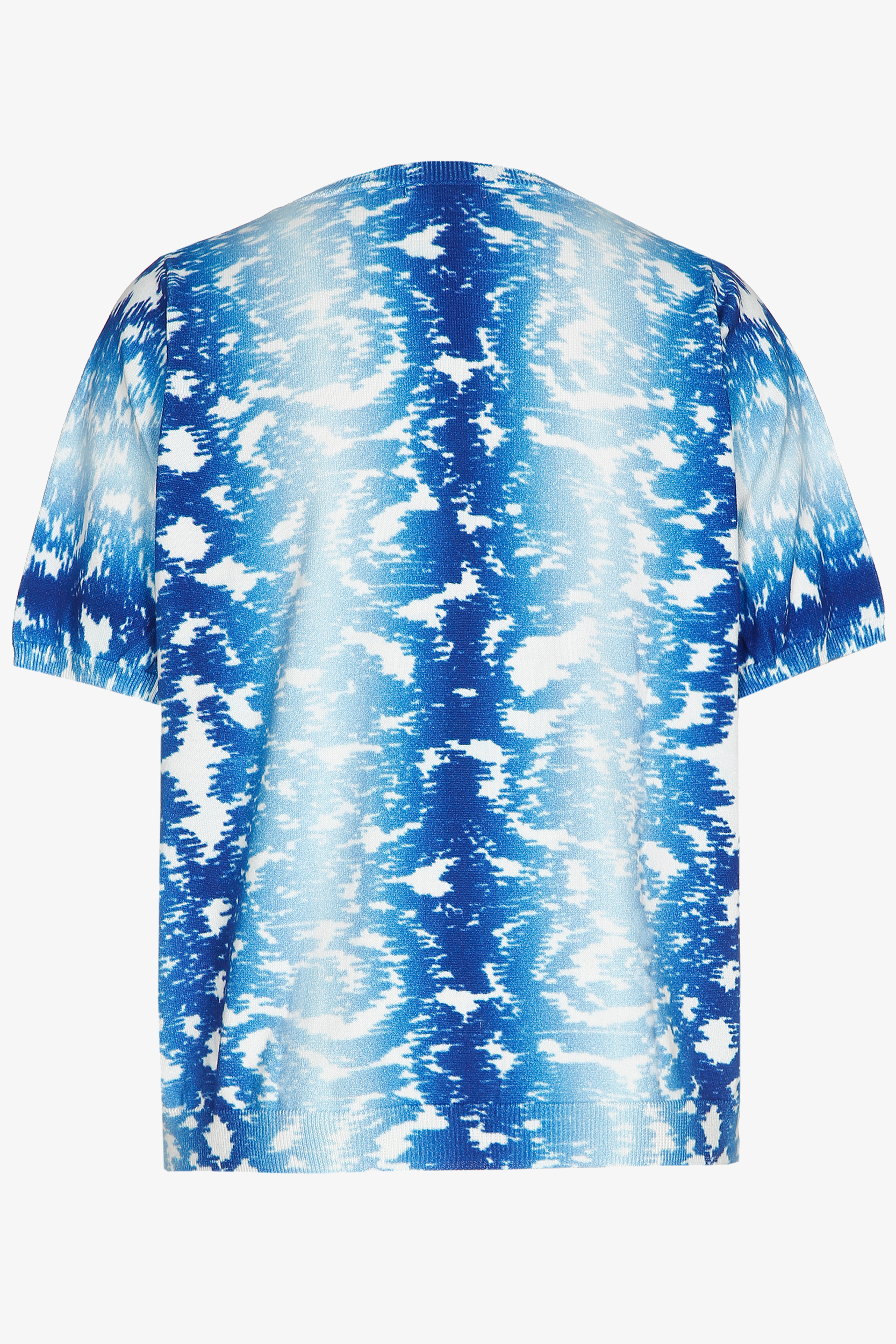Oversized jumper with summery print