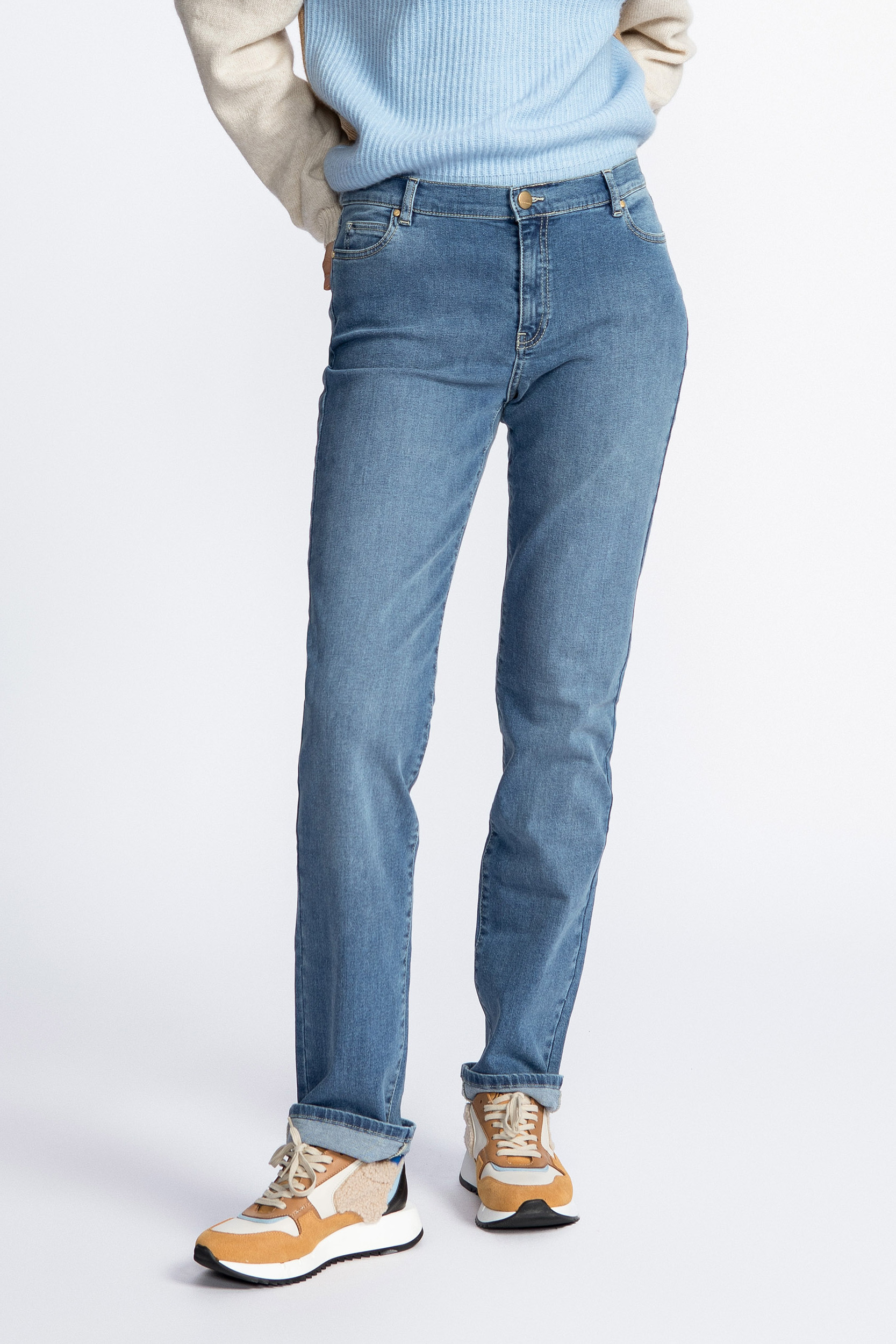 Blaue Jeans, slim fit