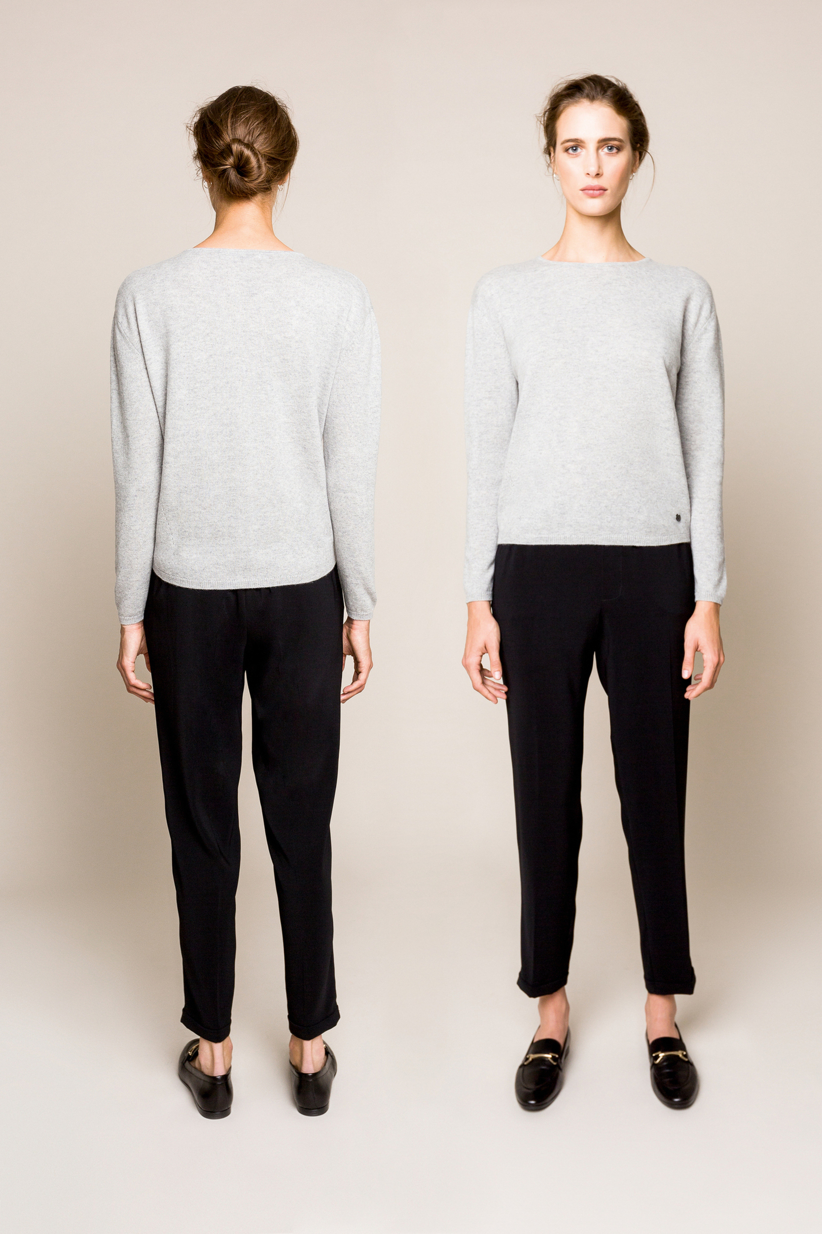 Pantalon sales noir habillé