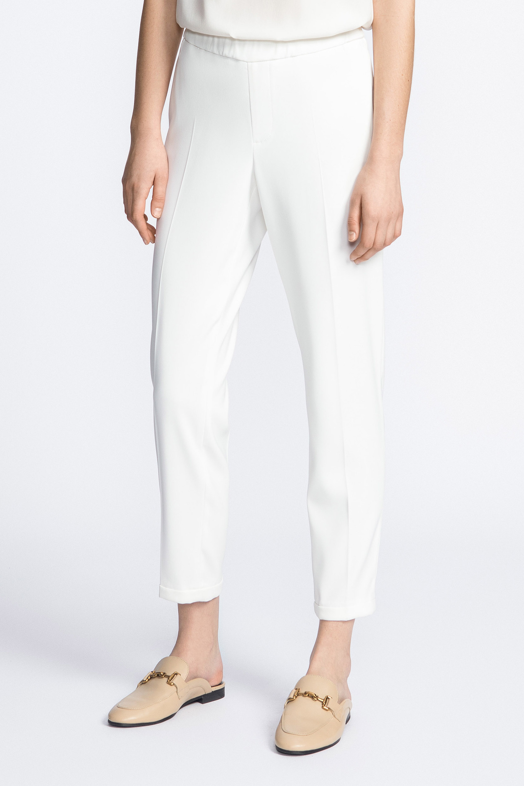 Witte geklede broek