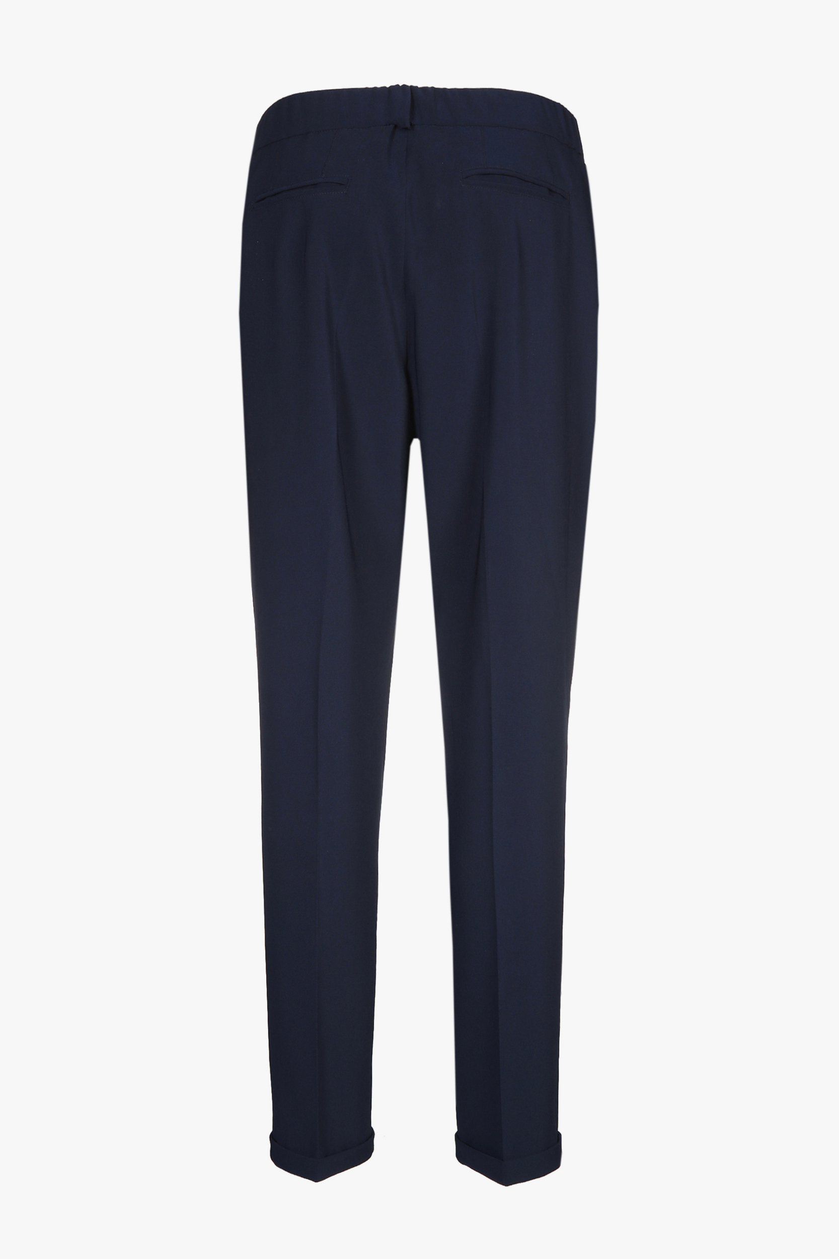 Smart navy-blue trousers