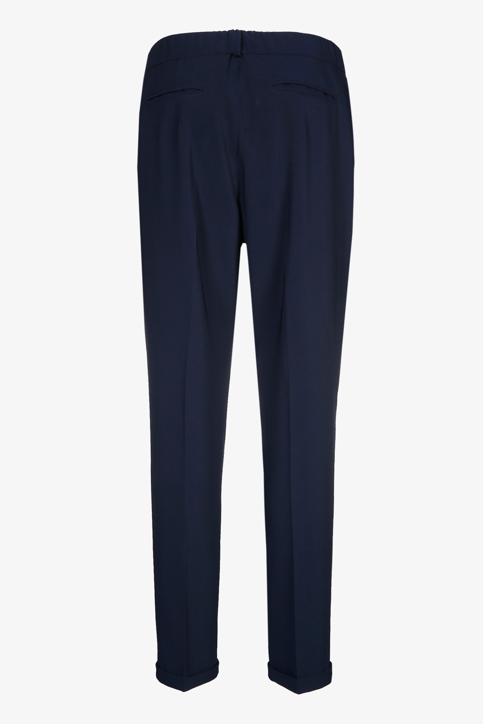 Smart navy-blue trousers