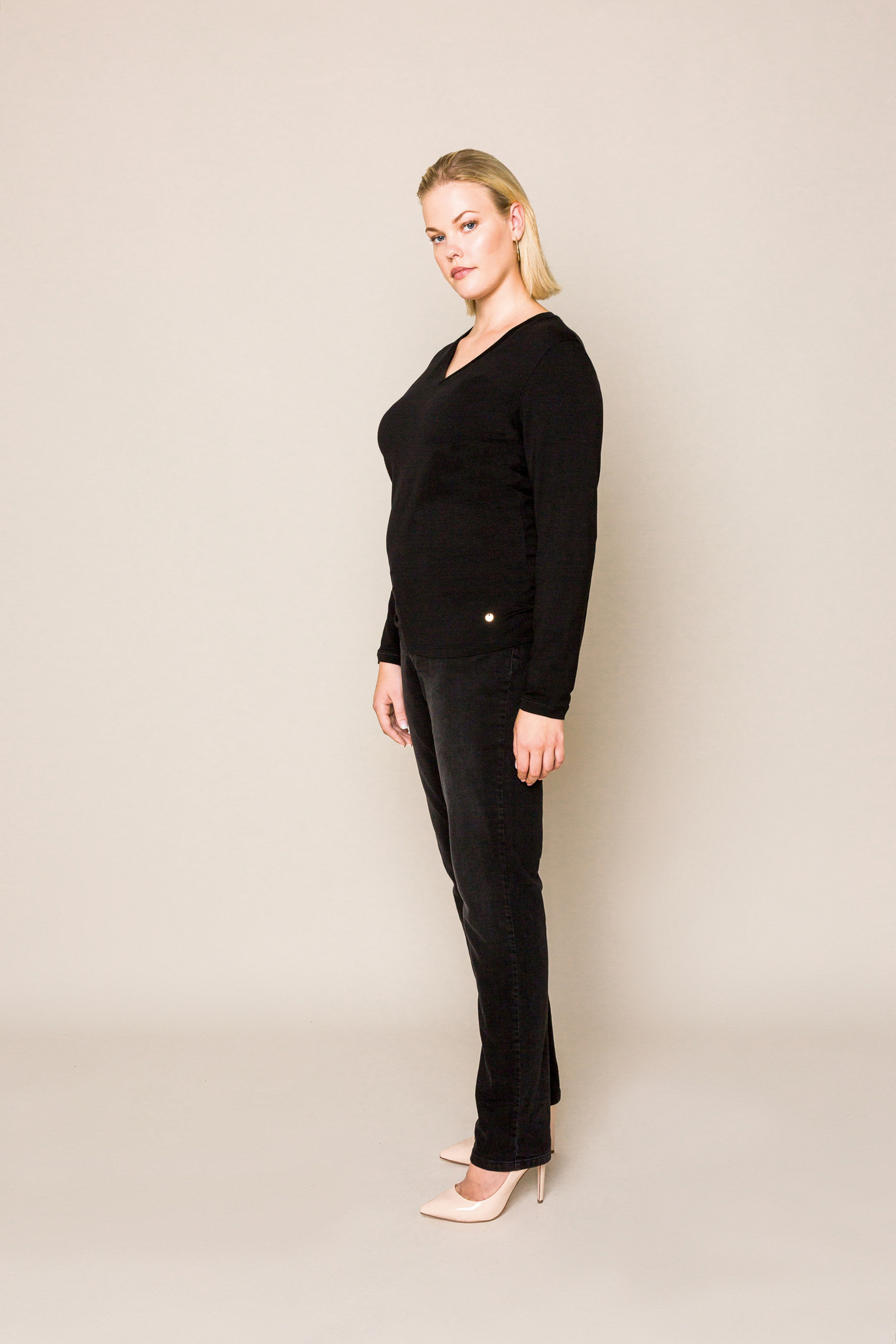 Jean noir moulant deals