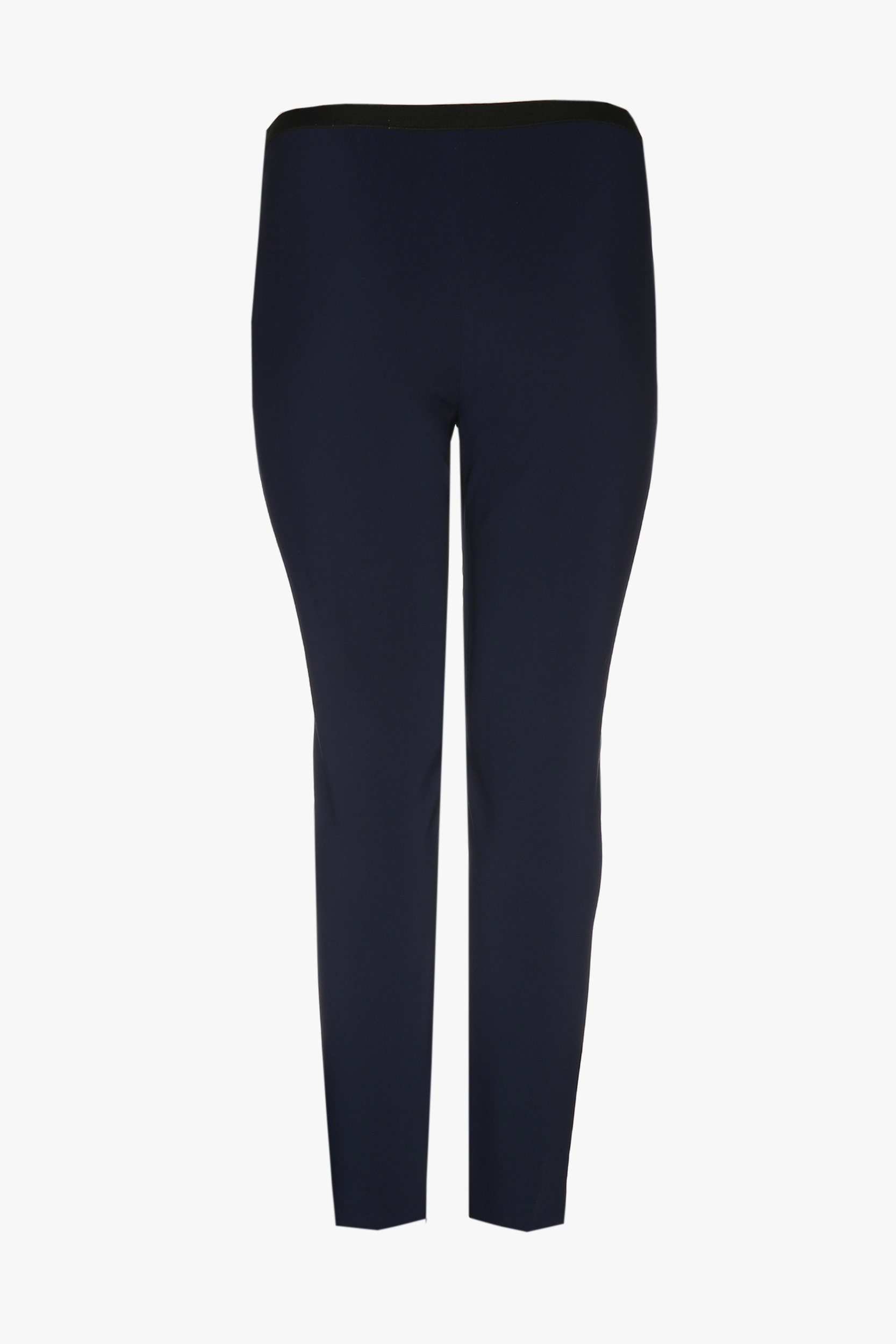 Smart navy-blue business trousers