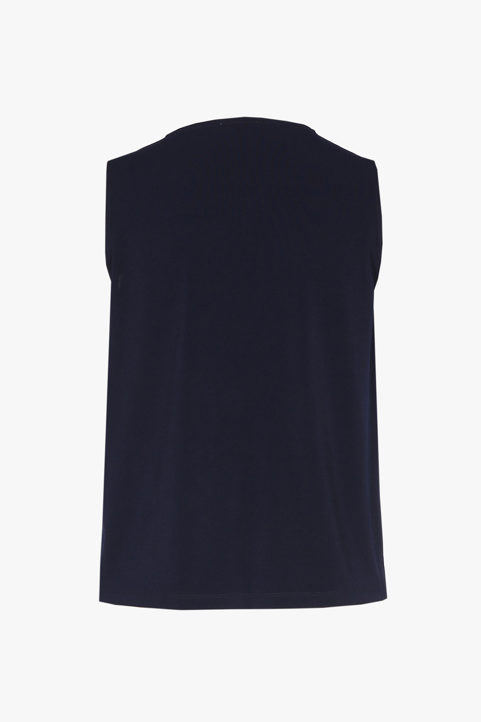 Navyblauw mouwloos topje