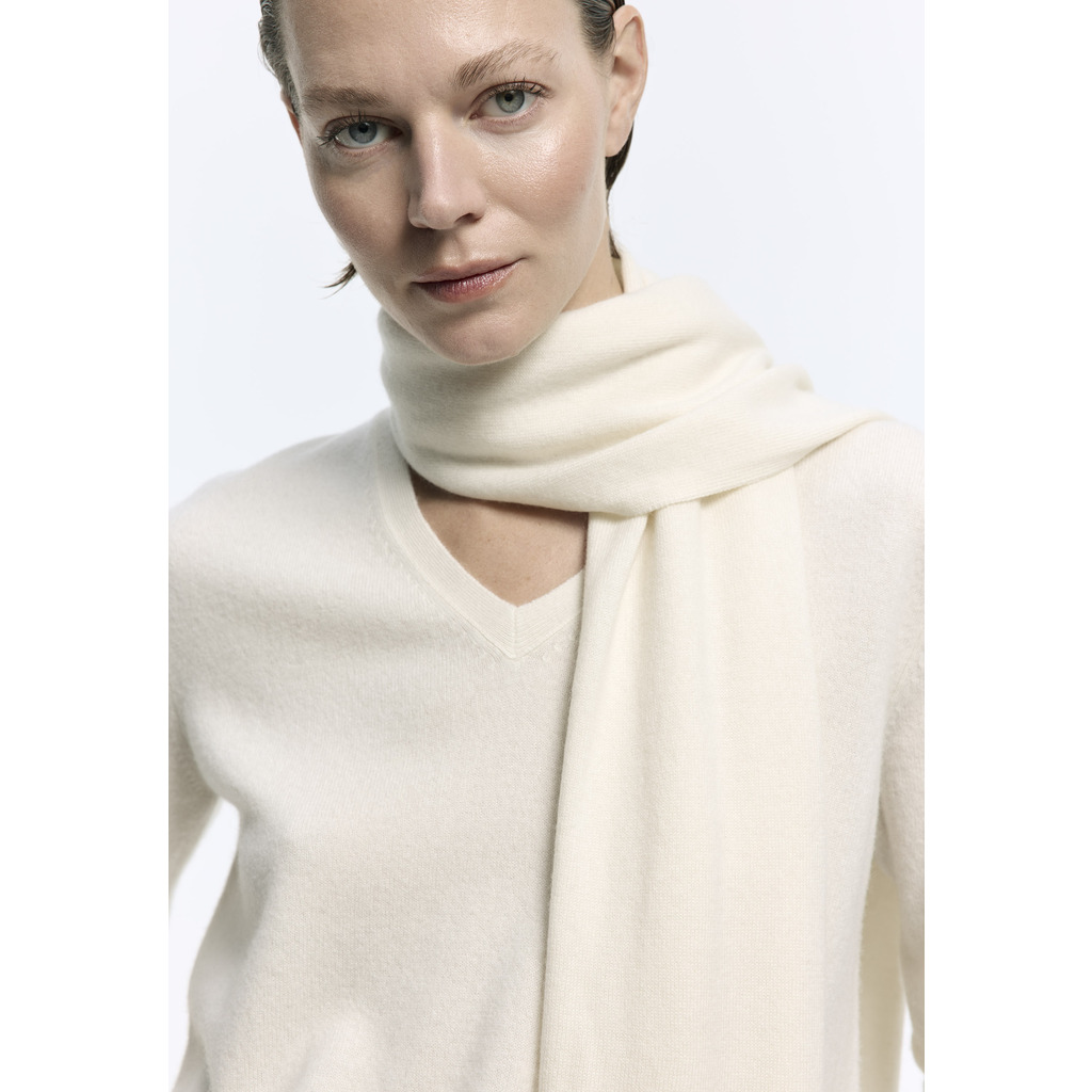 White Cashmere scarf - Xandres
