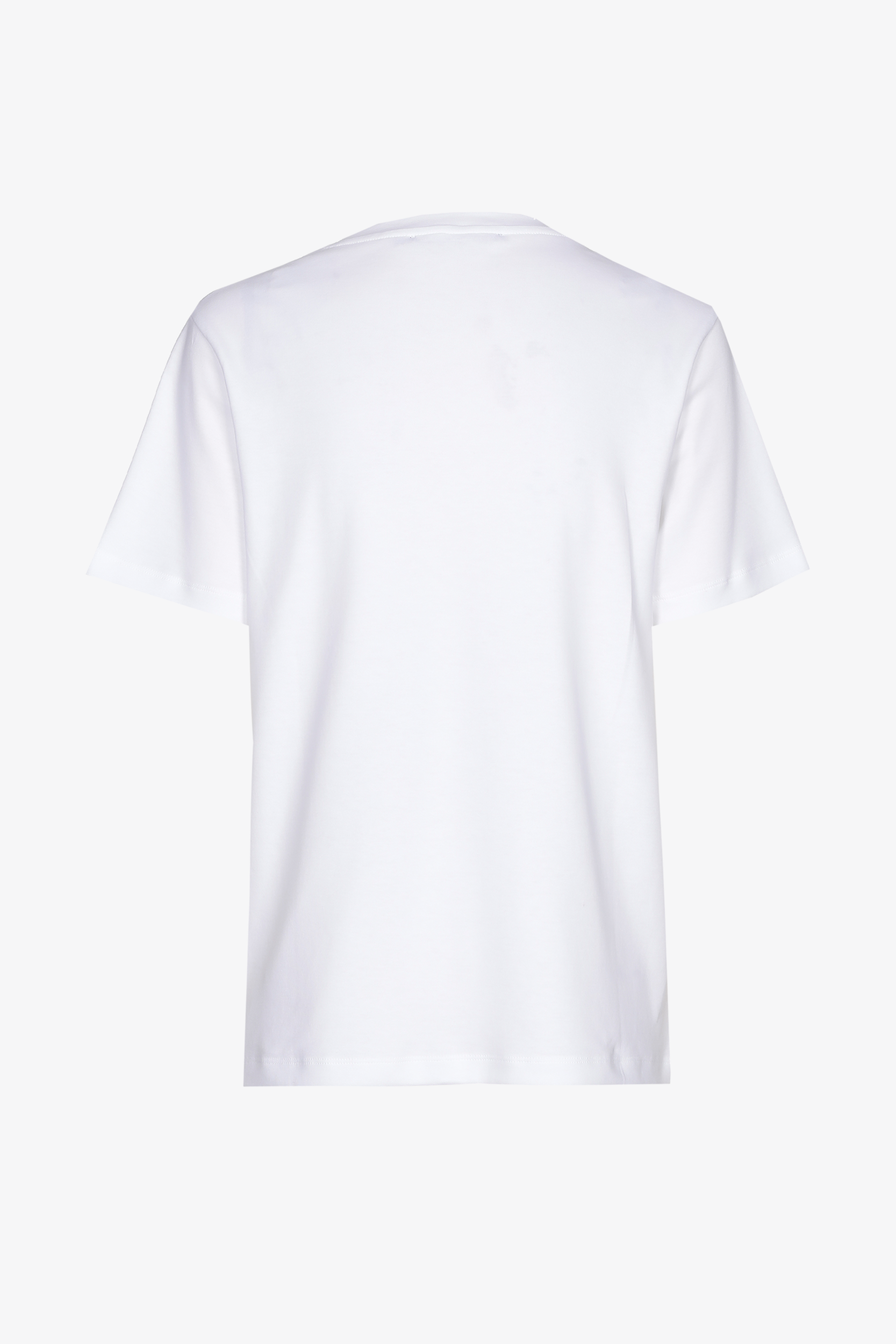 T-shirt met ronde hals en korte mouwen