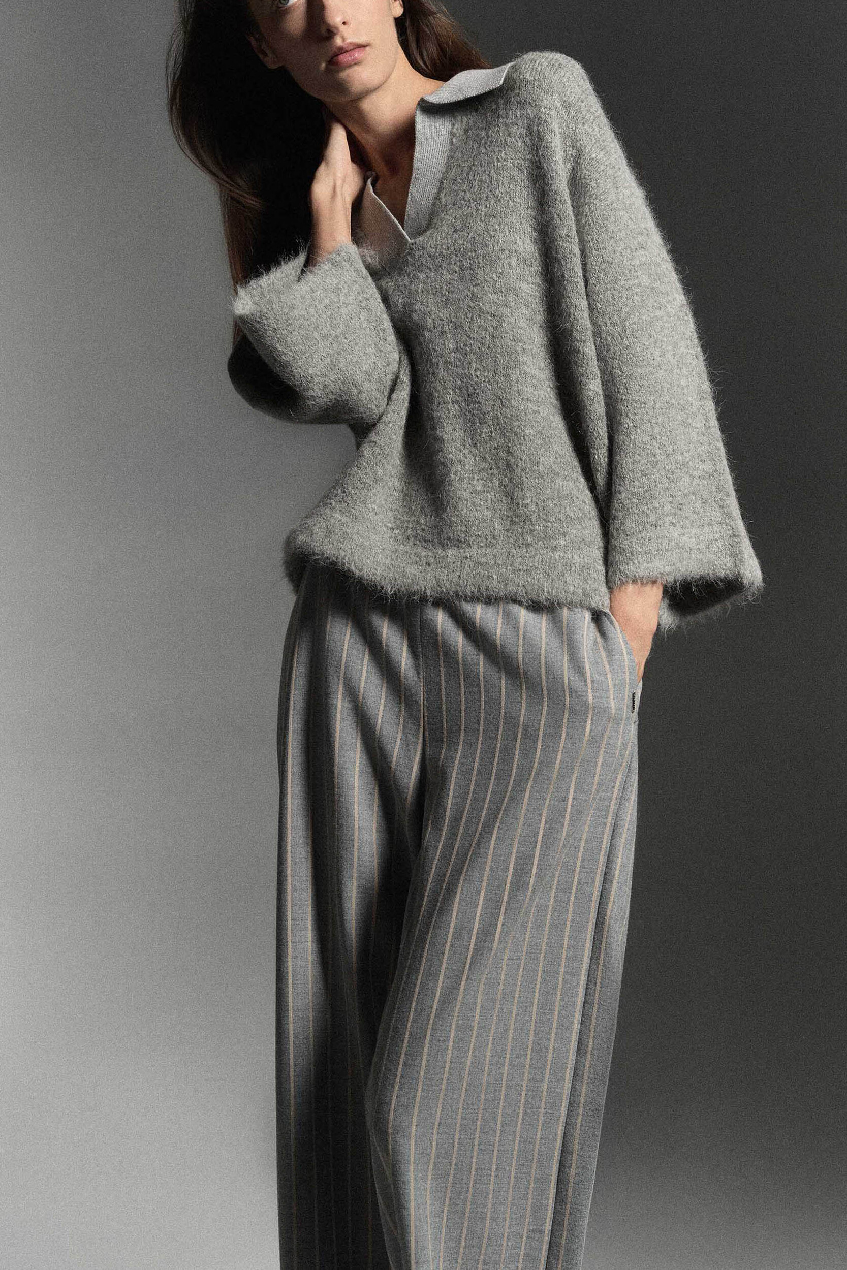 Poloshirt aus Milano-Strick